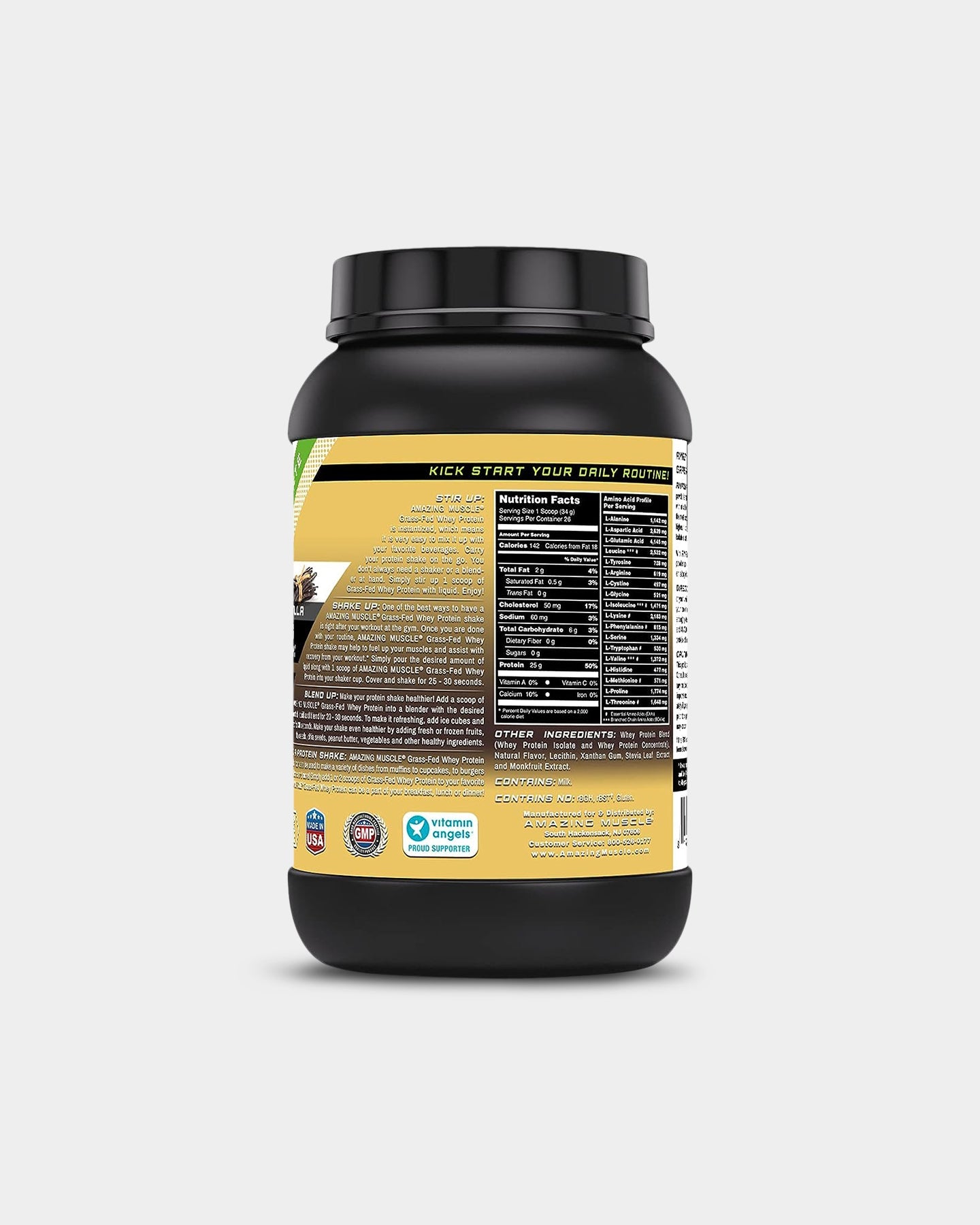 Amazing Muscle Grass Fed Whey Protein - Bodybuilding.com