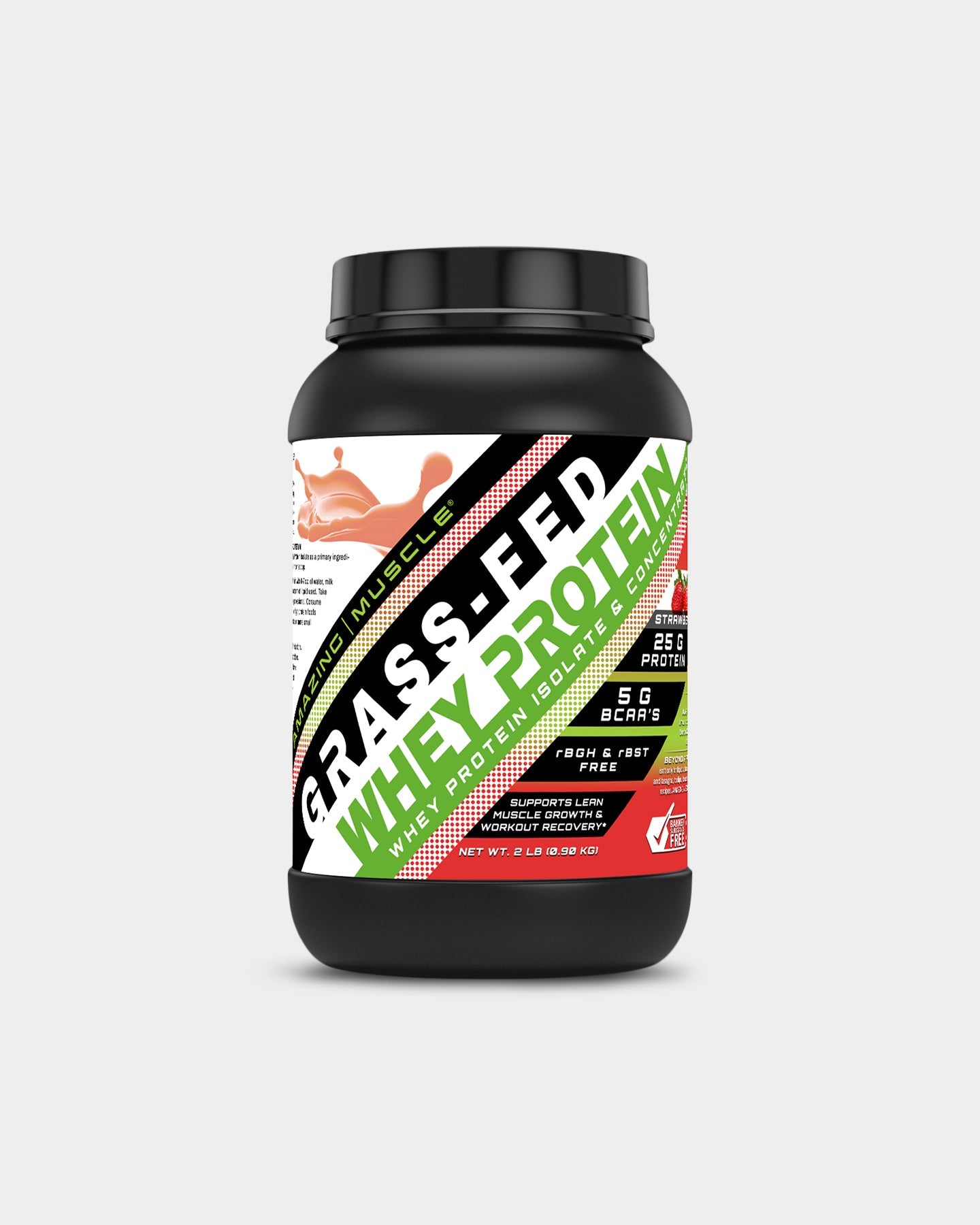 Amazing Muscle Grass Fed Whey Protein - Bodybuilding.com