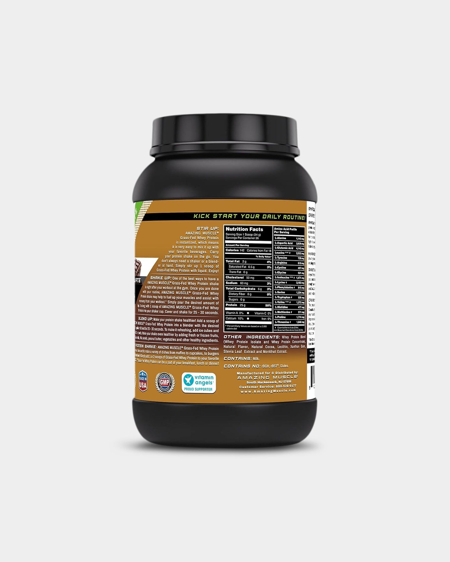 Amazing Muscle Grass Fed Whey Protein - Bodybuilding.com