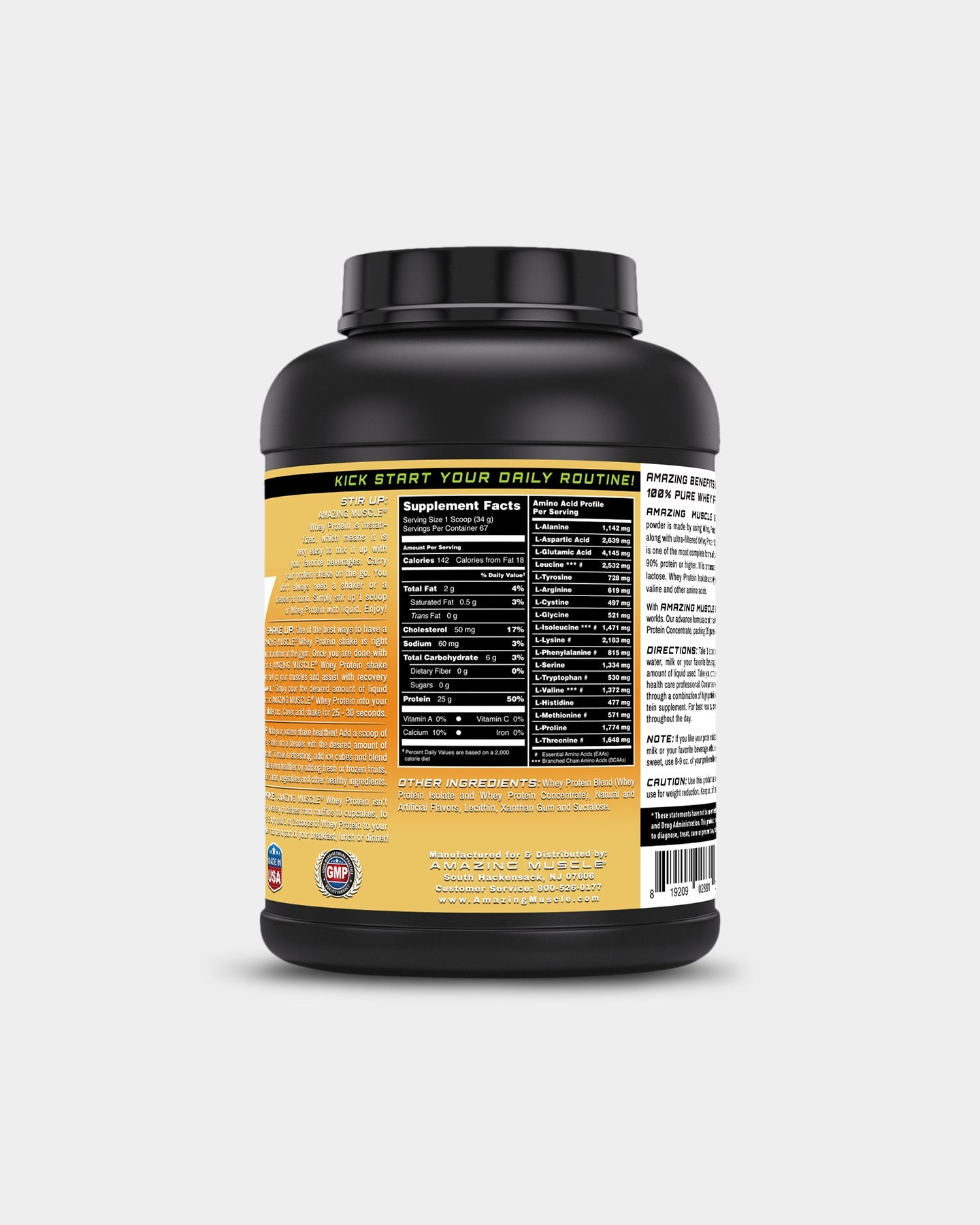 Amazing Muscle Whey Protein - Bodybuilding.com