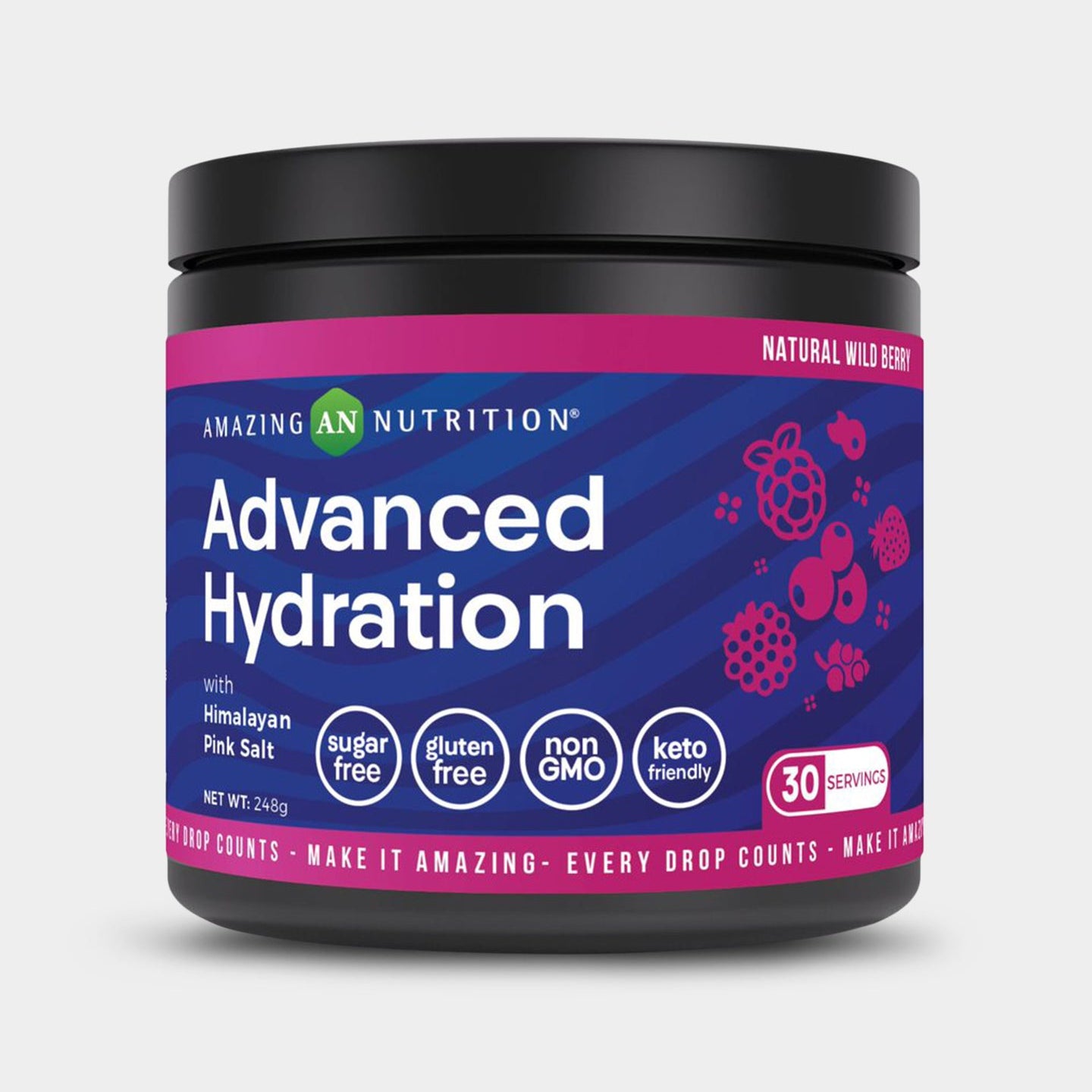 Amazing Nutrition Advanced Hydration with Himalayan Pink Salt - Bodybuilding.com