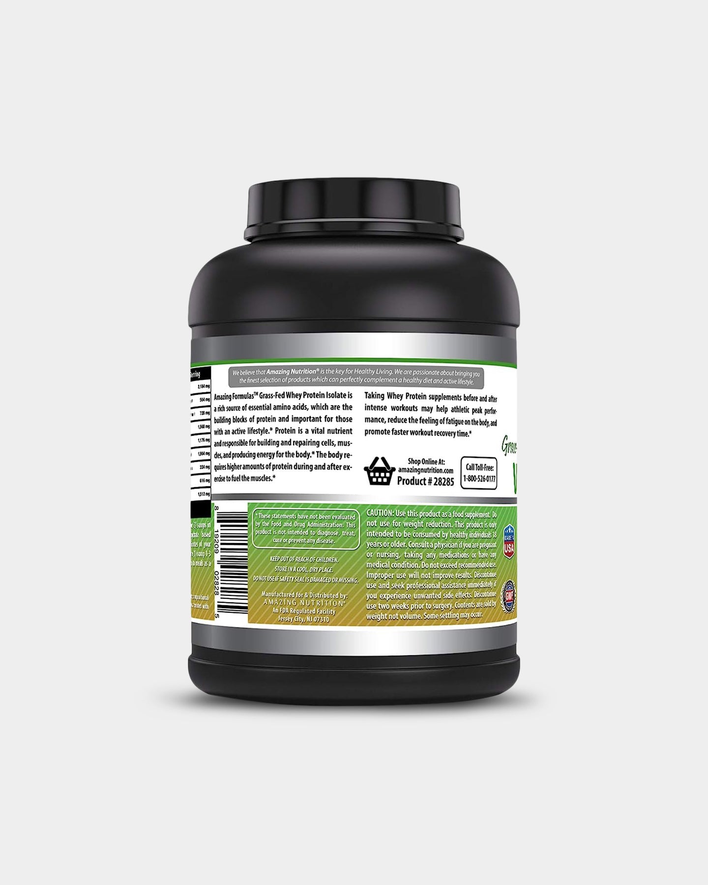 Amazing Nutrition Amazing Formulas Grass - Fed Whey Isolate - Bodybuilding.com