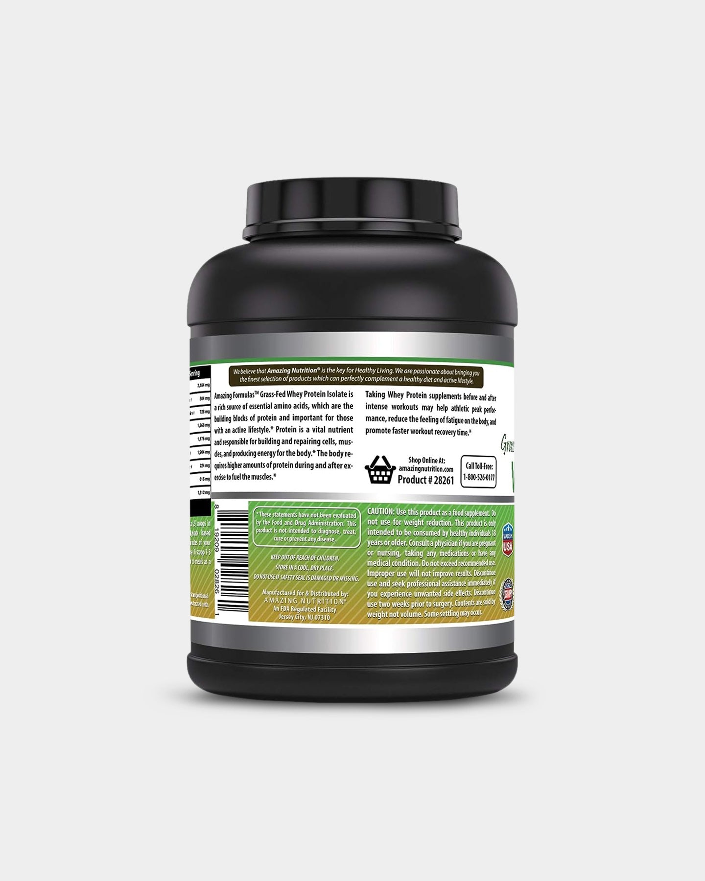 Amazing Nutrition Amazing Formulas Grass - Fed Whey Isolate - Bodybuilding.com