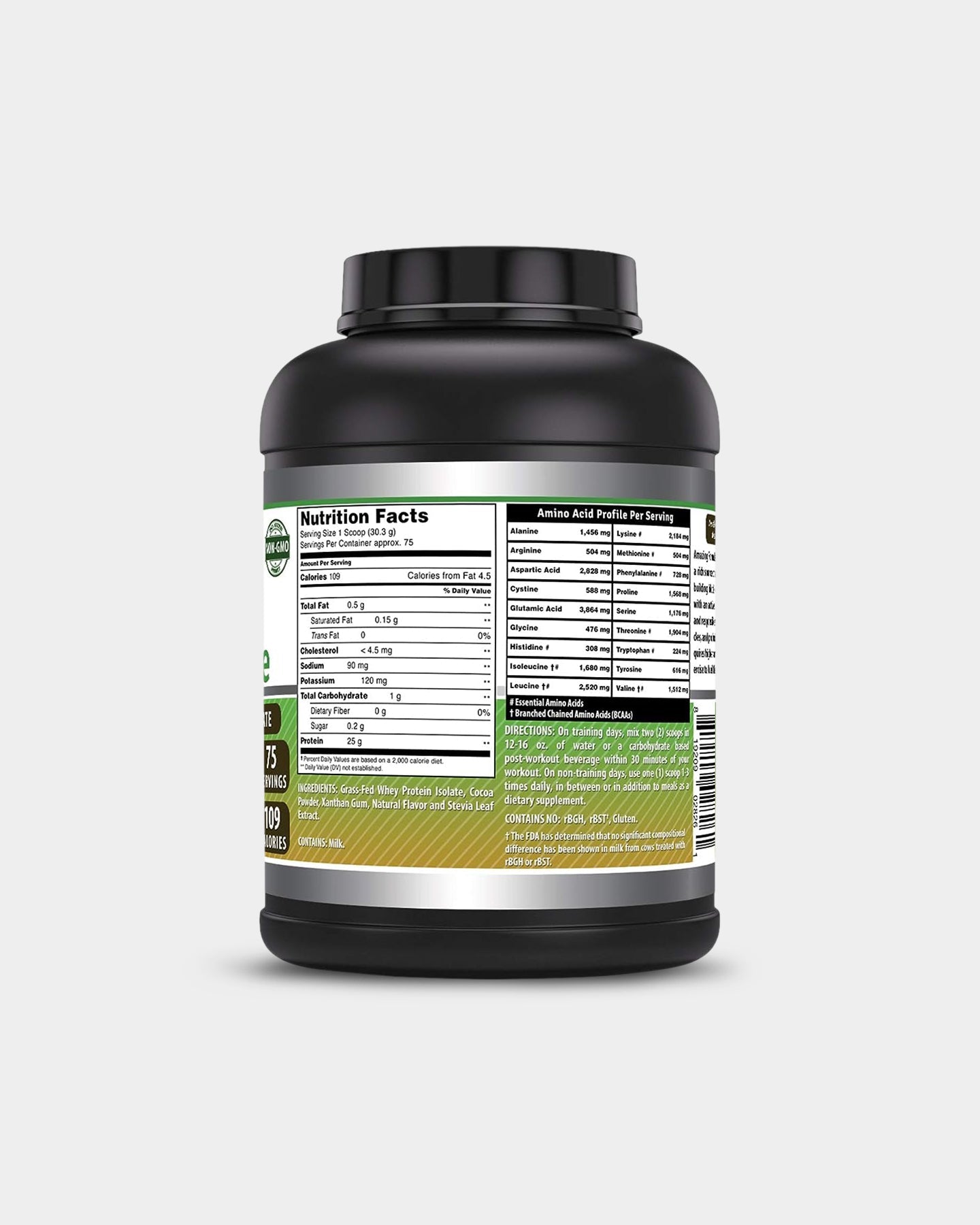 Amazing Nutrition Amazing Formulas Grass - Fed Whey Isolate - Bodybuilding.com