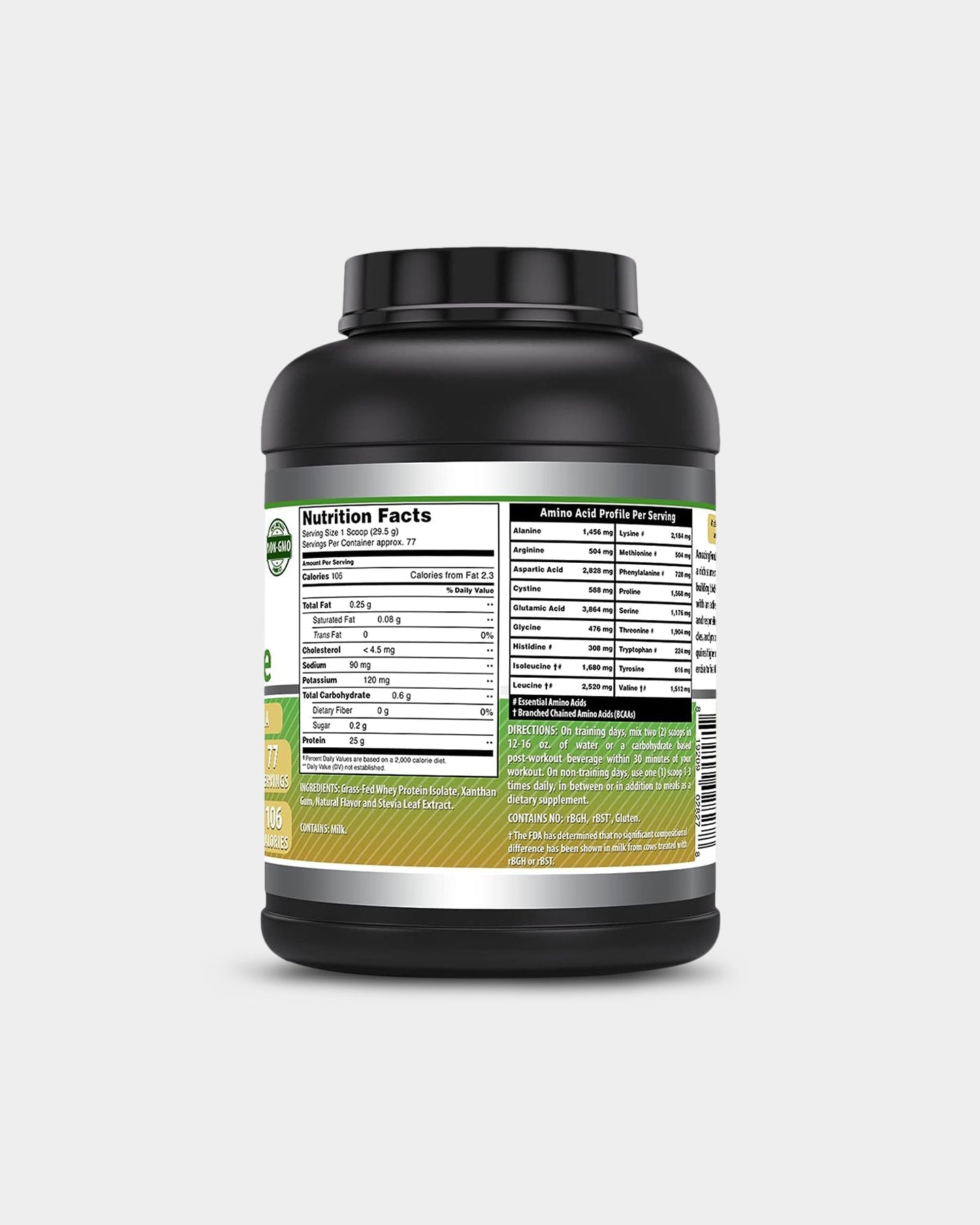 Amazing Nutrition Amazing Formulas Grass - Fed Whey Isolate - Bodybuilding.com