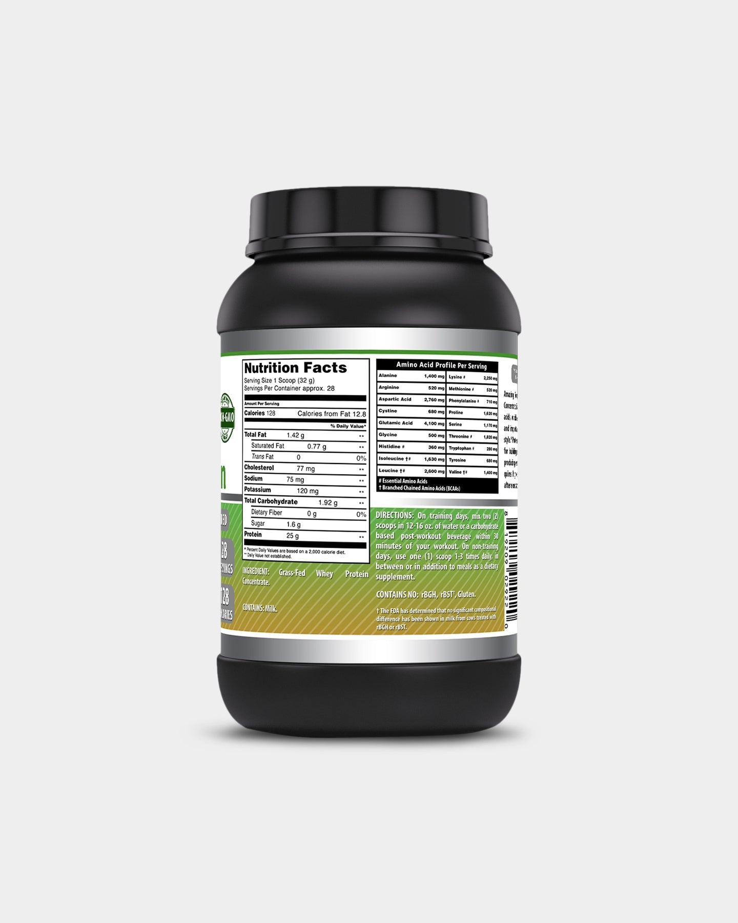 Amazing Nutrition Amazing Formulas Grass - Fed Whey Protein - Bodybuilding.com