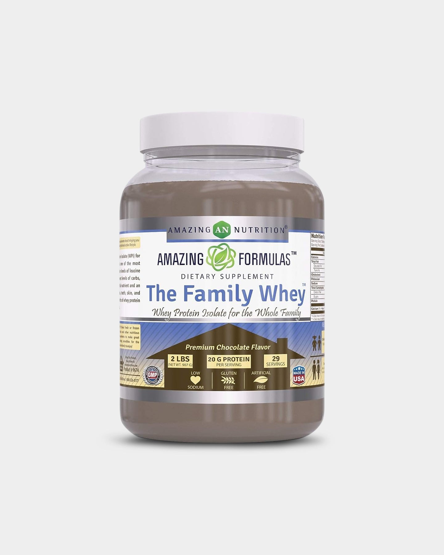 Amazing Nutrition Amazing Formulas The Family Whey - Whey Protein Isolate - Bodybuilding.com