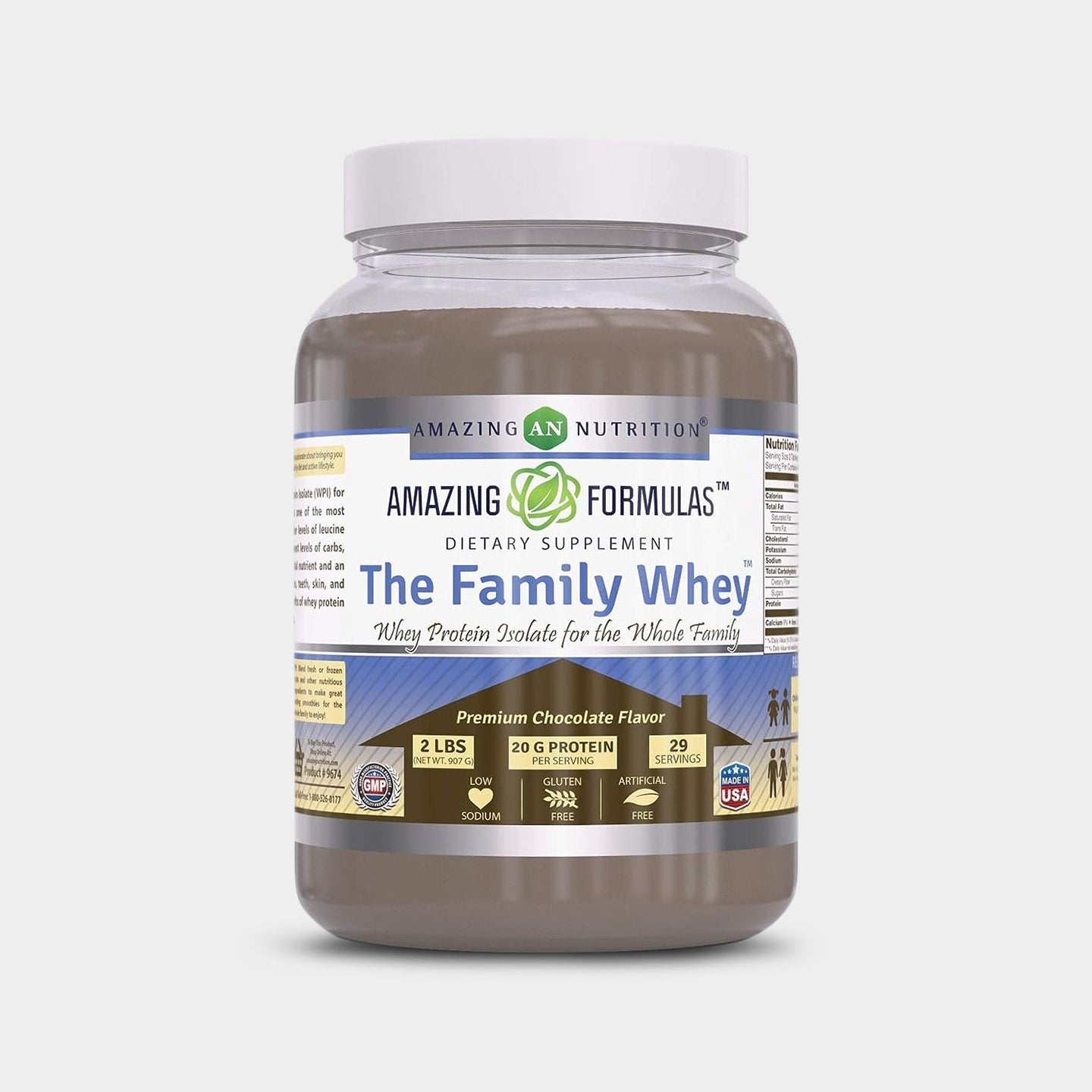 Amazing Nutrition Amazing Formulas The Family Whey - Whey Protein Isolate - Bodybuilding.com