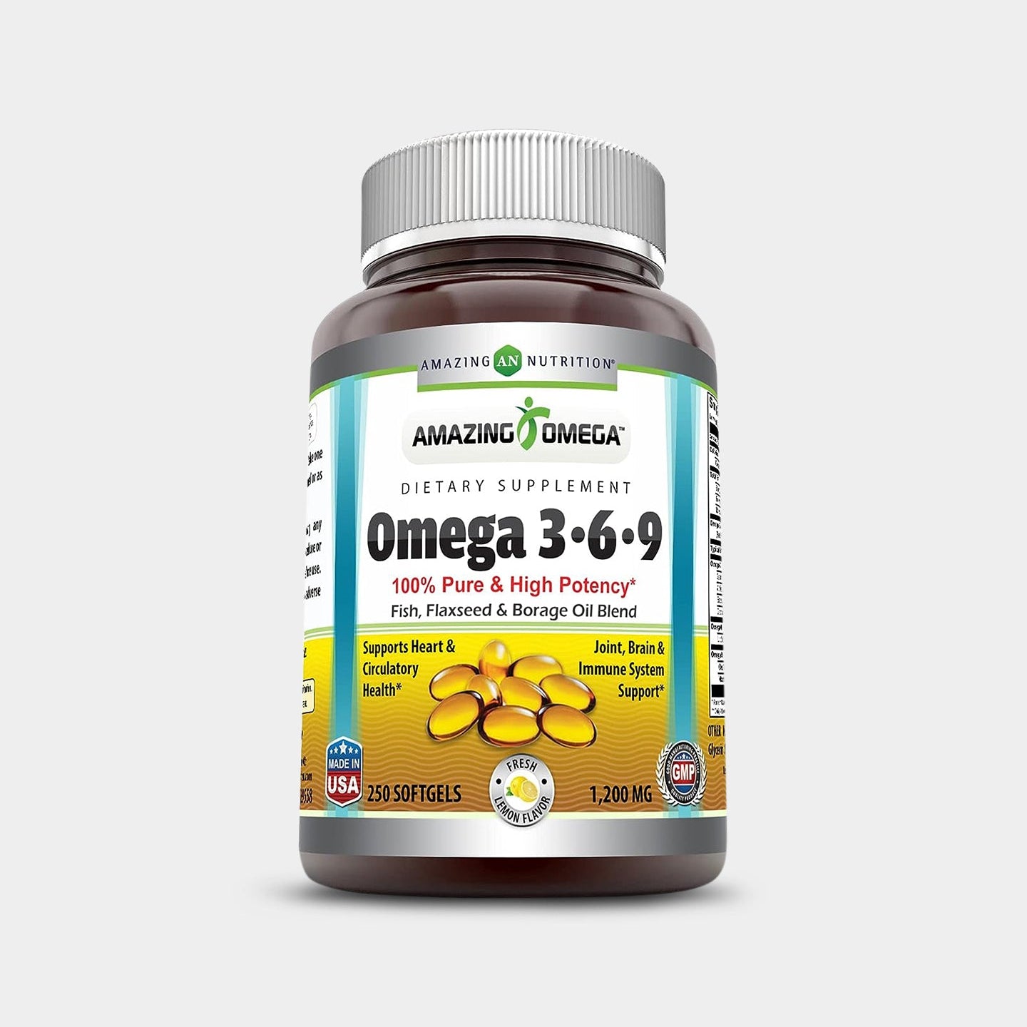 Amazing Nutrition Amazing Omega Omega 3 6 9 1200 mg - Bodybuilding.com