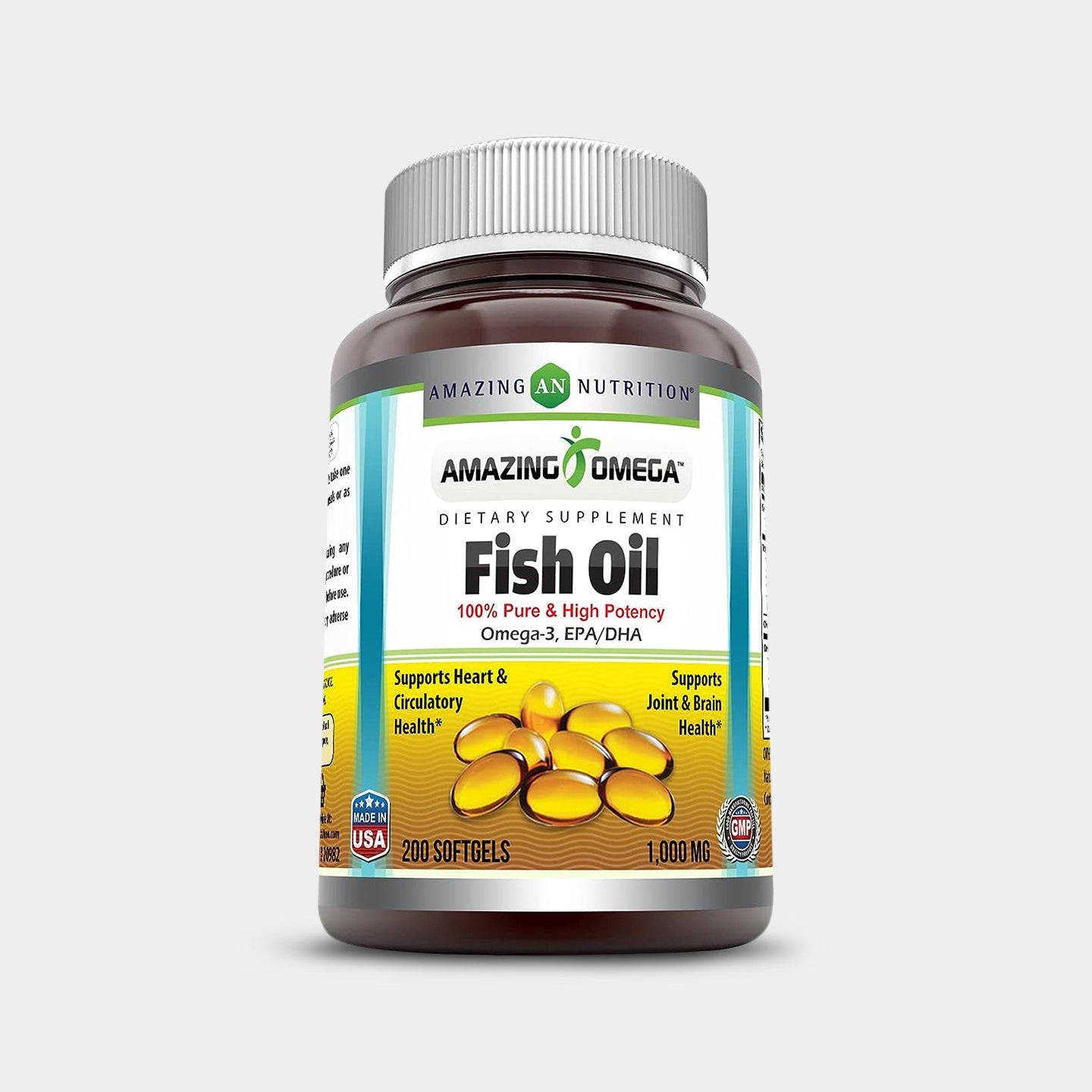 Amazing Nutrition Amazing Omega Omega Fish Oil 1000 mg - Bodybuilding.com