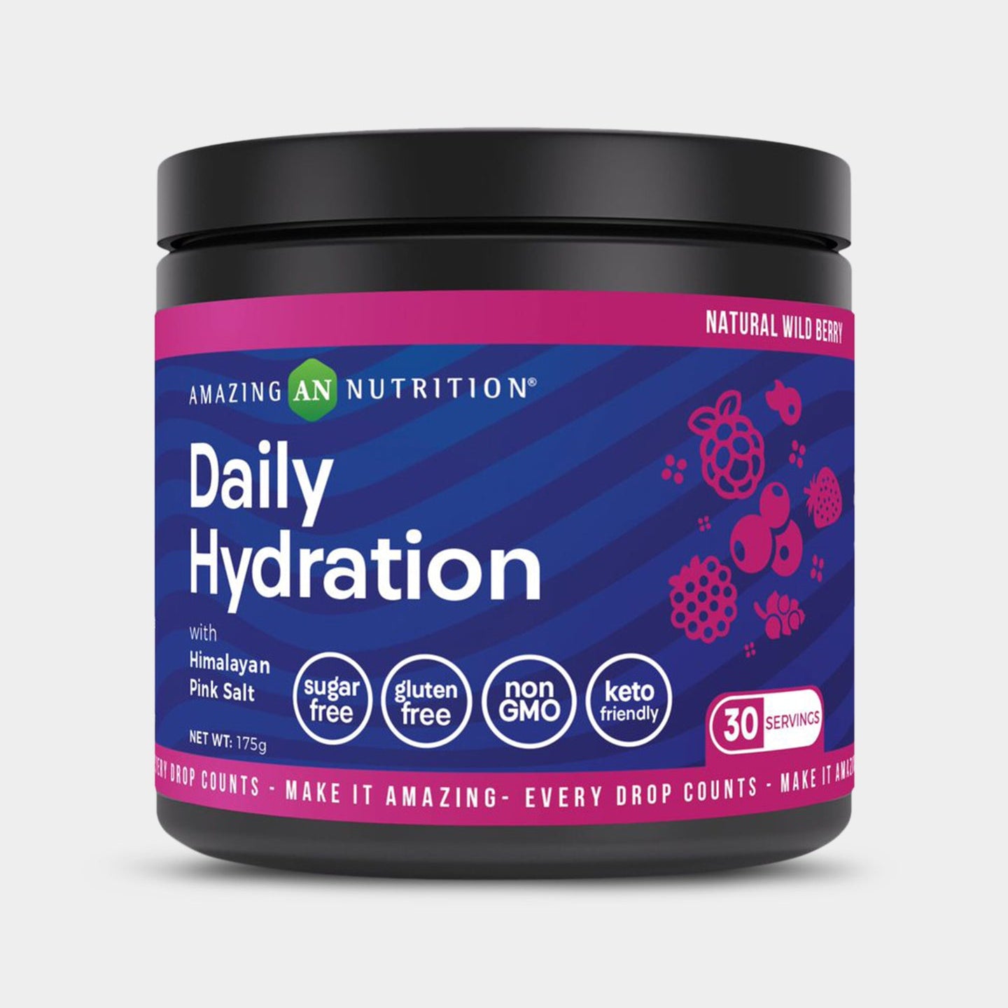 Amazing Nutrition Daily Hydration with Himalayan Pink Salt - Bodybuilding.com