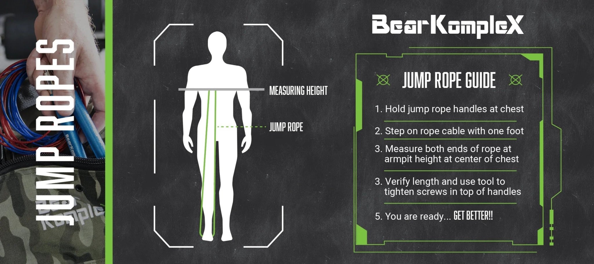 Bear KompleX Hummer Speed Jump Rope - Bodybuilding.com