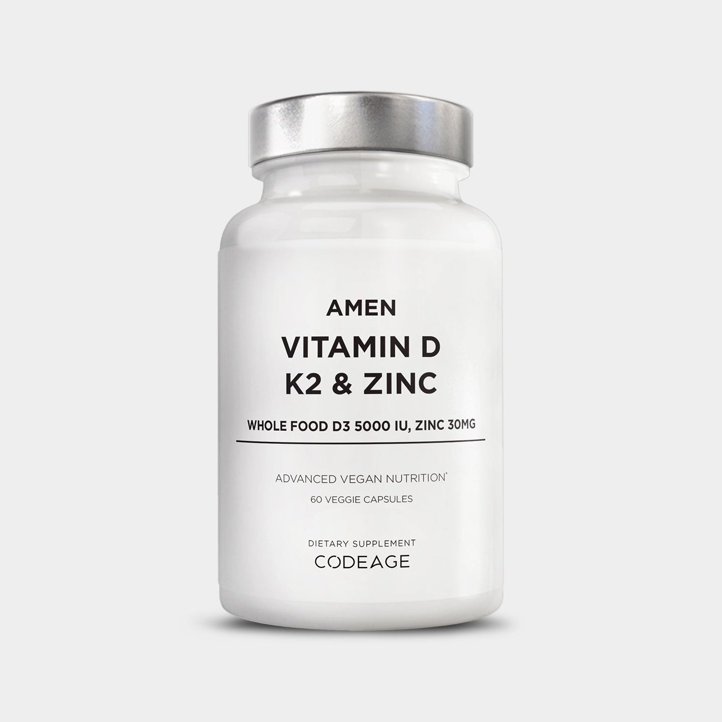 Codeage Amen Vitamin D, K2 & Zinc - Bodybuilding.com