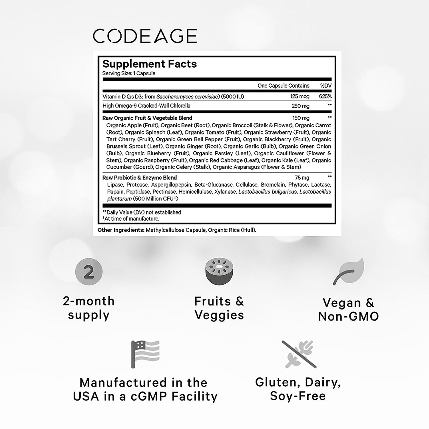 Codeage Raw Vitamin D3+ - Bodybuilding.com