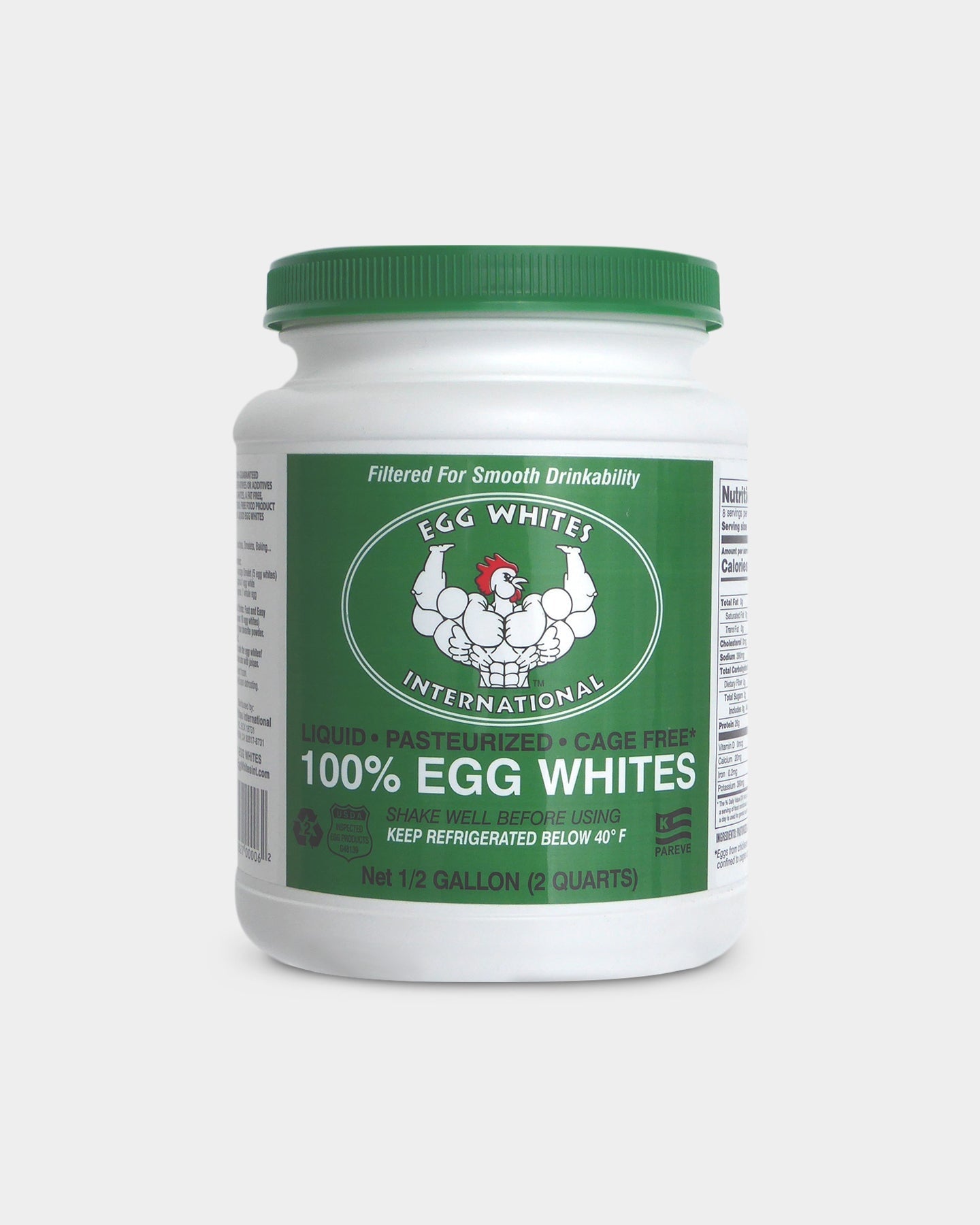 Egg Whites International 100% Pure Liquid Egg Whites Now 100% Cage Free - Bodybuilding.com