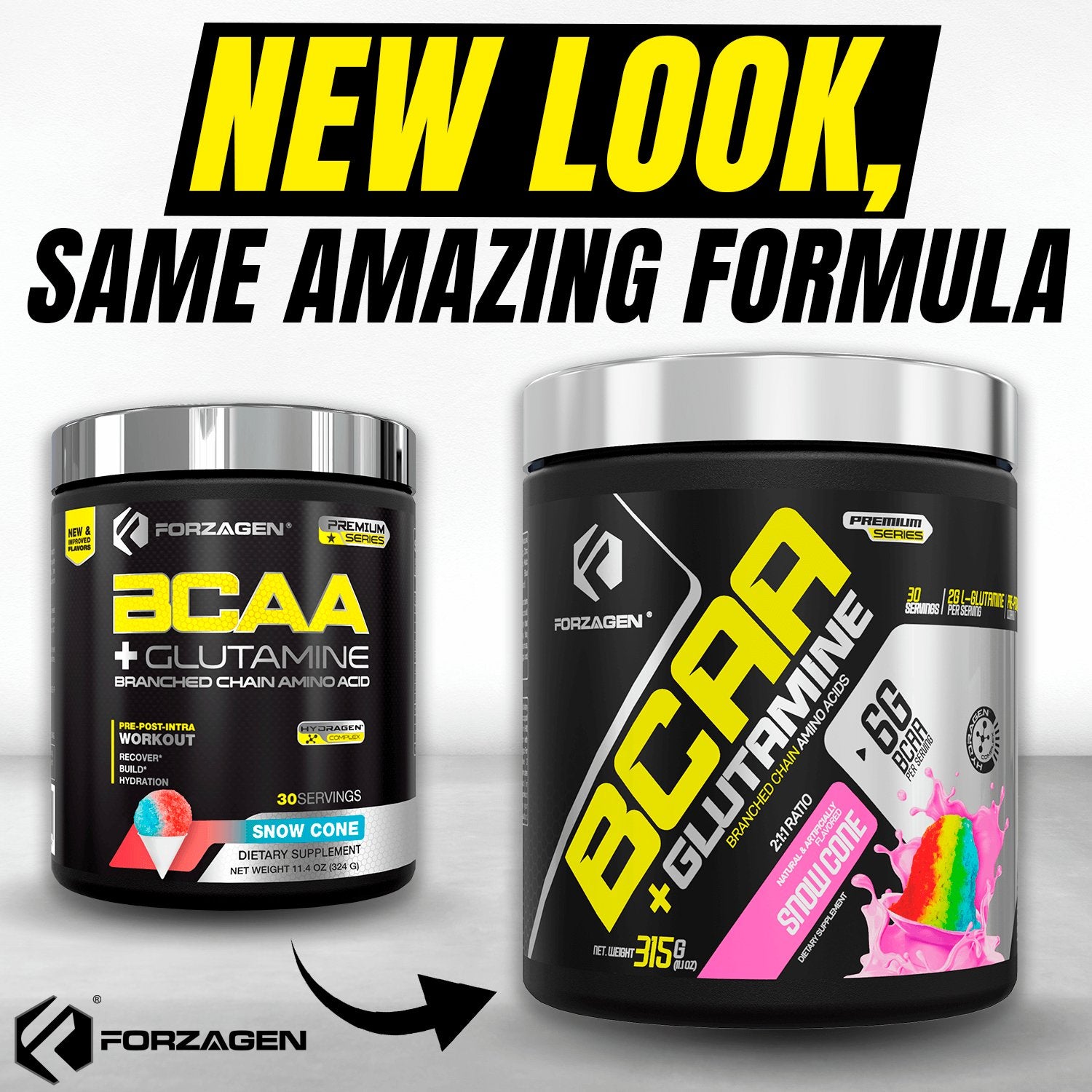 Forzagen BCAA'S + Glutamine with Hydragen Complex - Bodybuilding.com