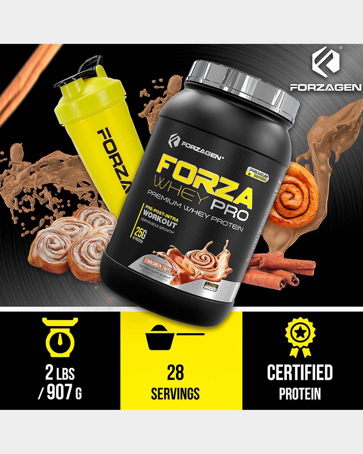 Forzagen Forza Whey PRO Protein - Bodybuilding.com