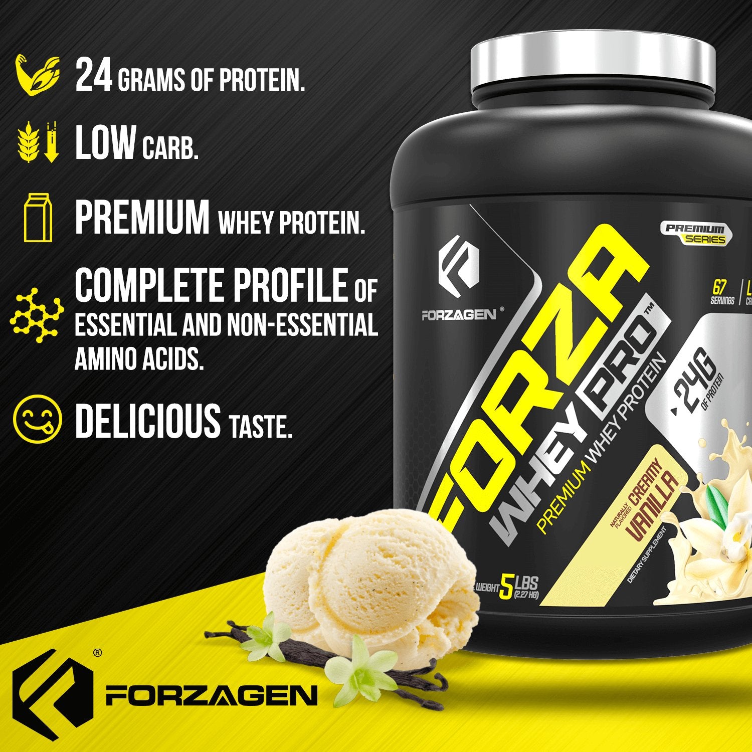 Forzagen Forza Whey PRO Protein - Bodybuilding.com