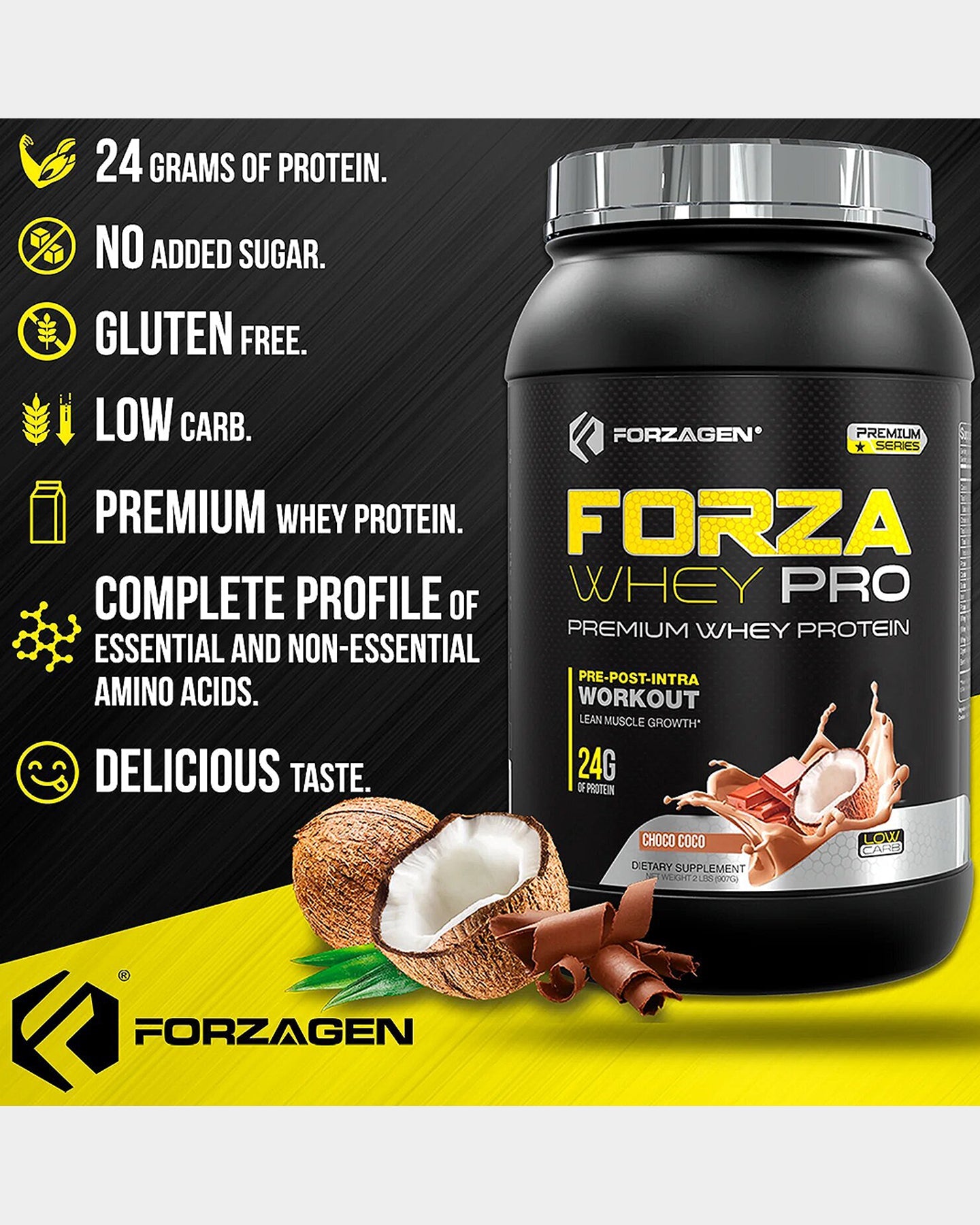 Forzagen Forza Whey PRO Protein - Bodybuilding.com