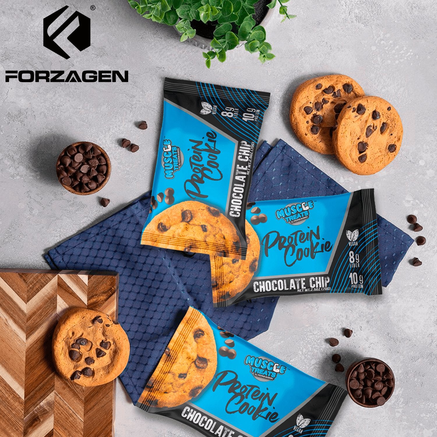 Forzagen Vegan Protein Cookie - Bodybuilding.com