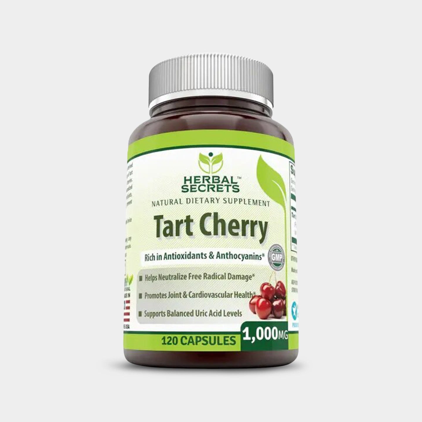 Herbal Secrets Tart Cherry Extract 1000mg - Bodybuilding.com