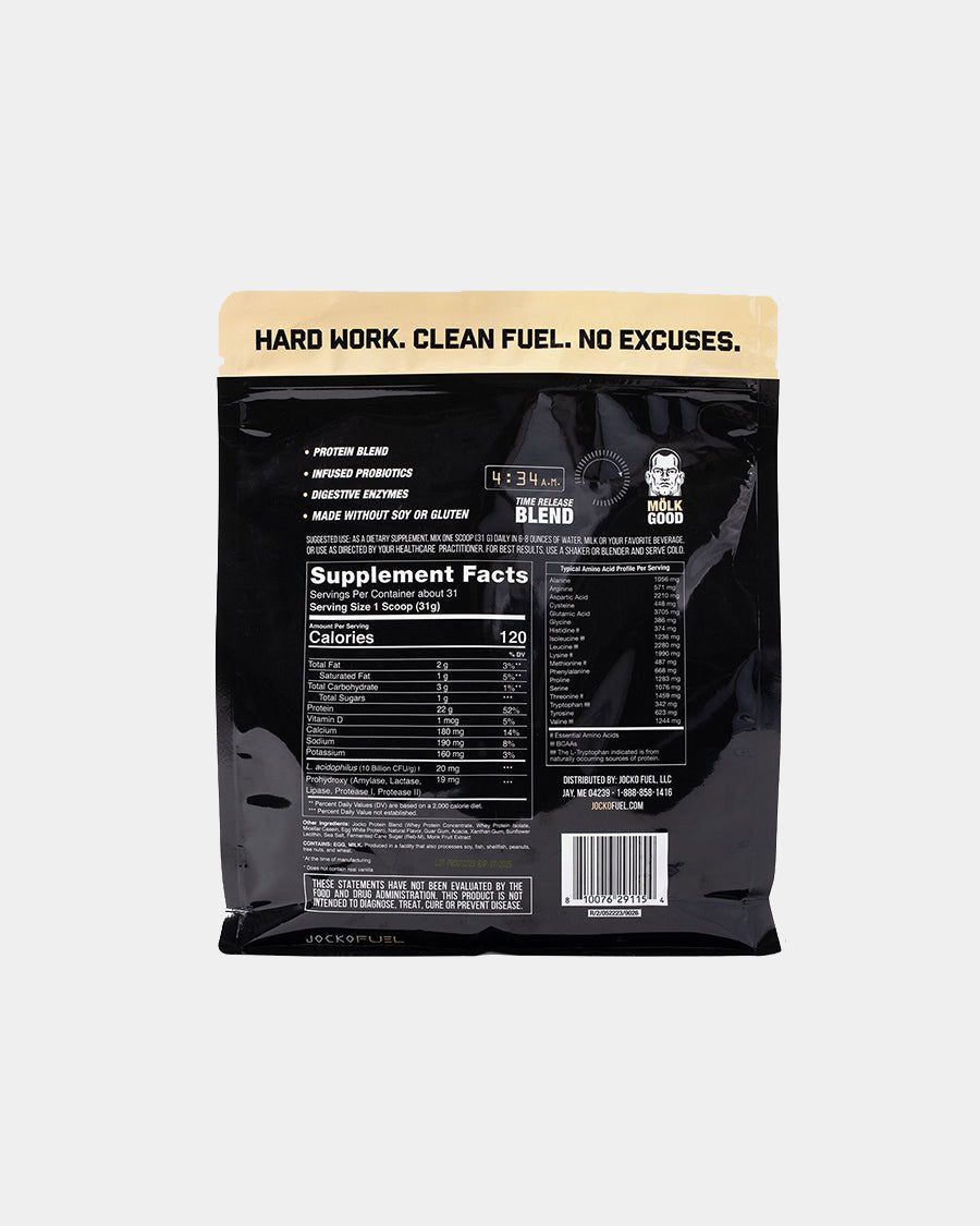 Jocko Fuel Molk Protein Powder Bag - Bodybuilding.com