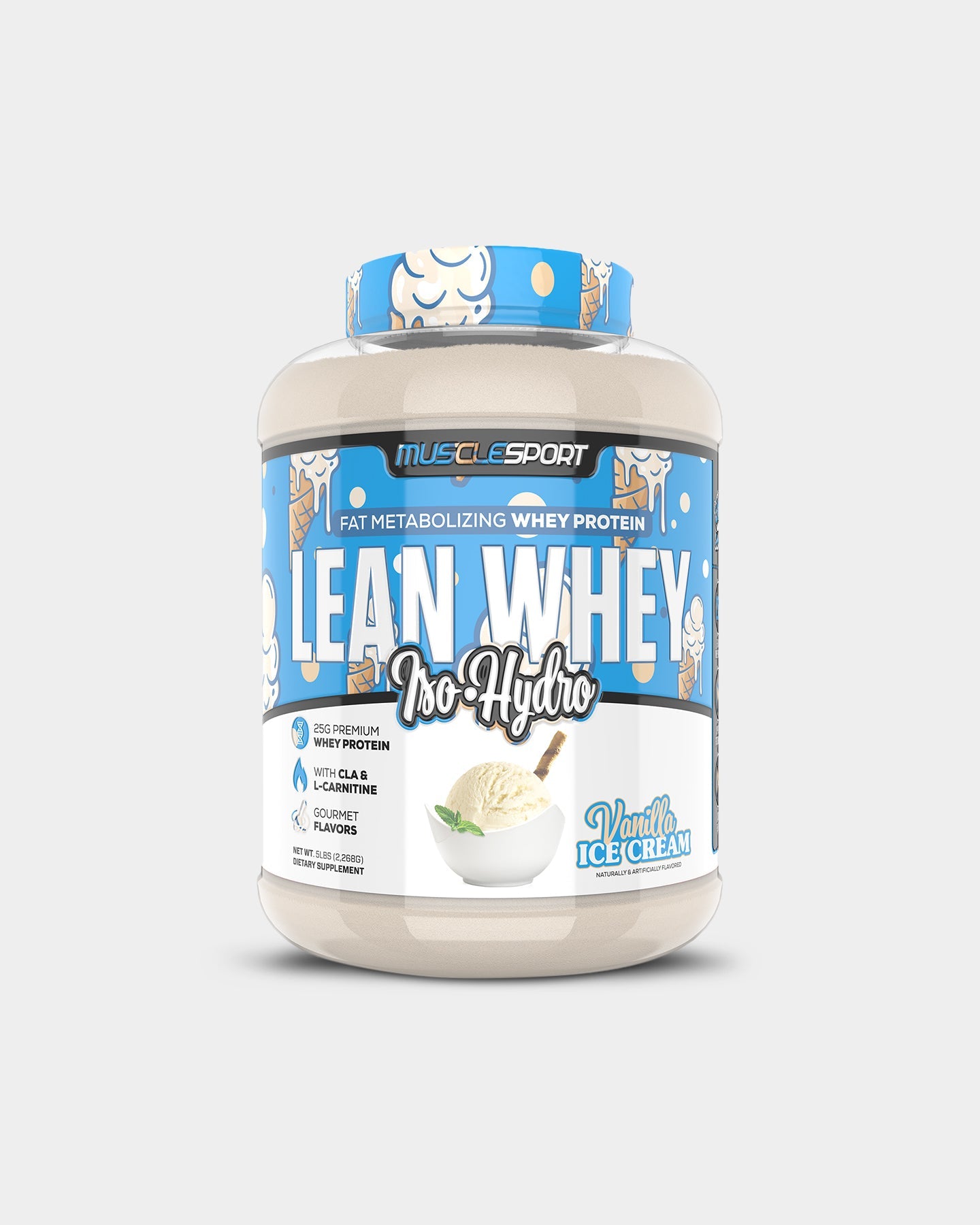 MuscleSport Lean Whey Iso - Hydro - Bodybuilding.com