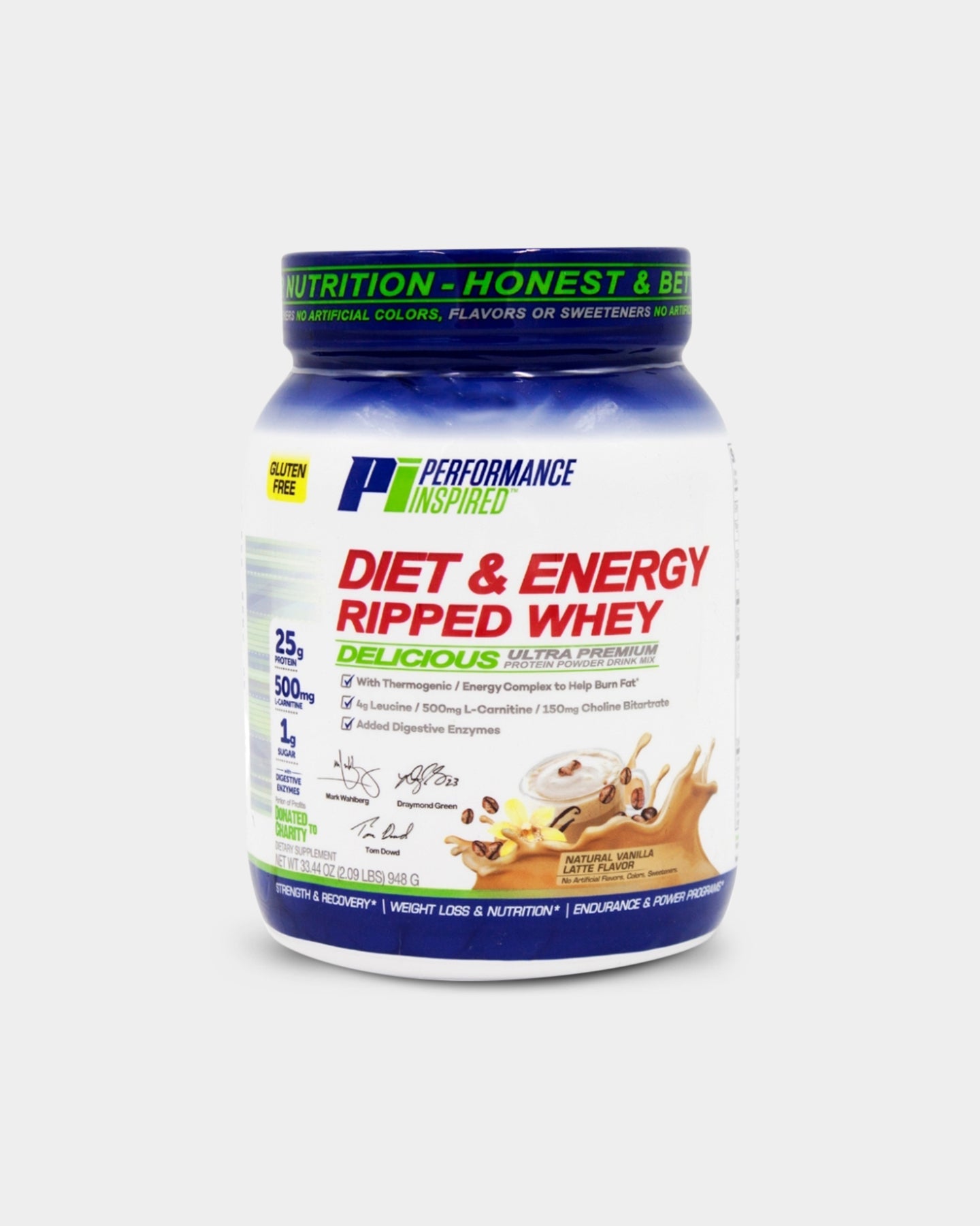 Performance Inspired Nutrition Diet & Energy Ripped Whey Protein Powder - Bodybuilding.com