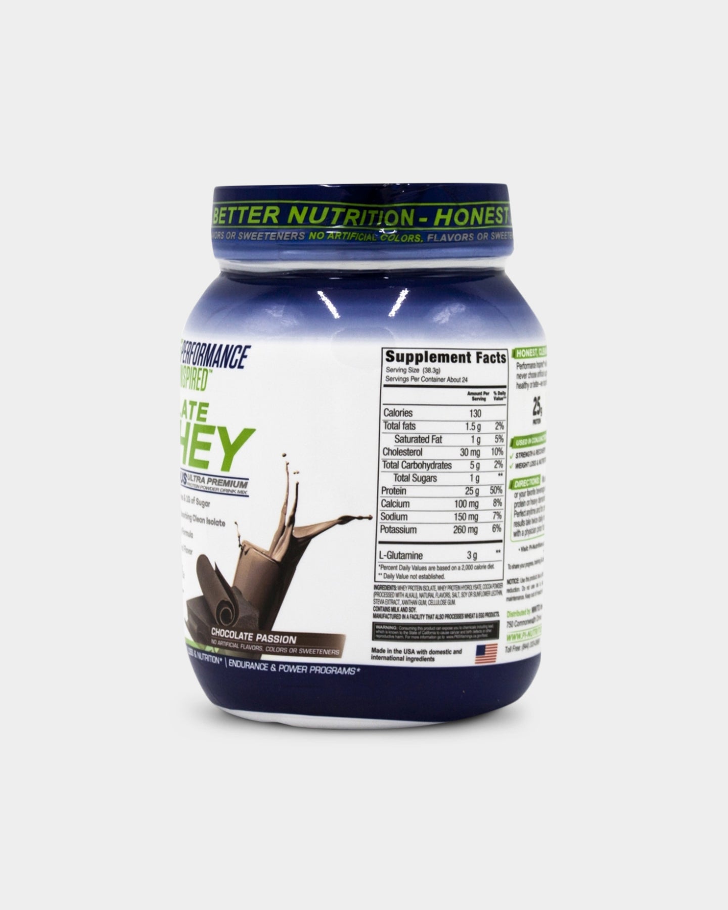 Performance Inspired Nutrition Isolate Whey Protein - Bodybuilding.com