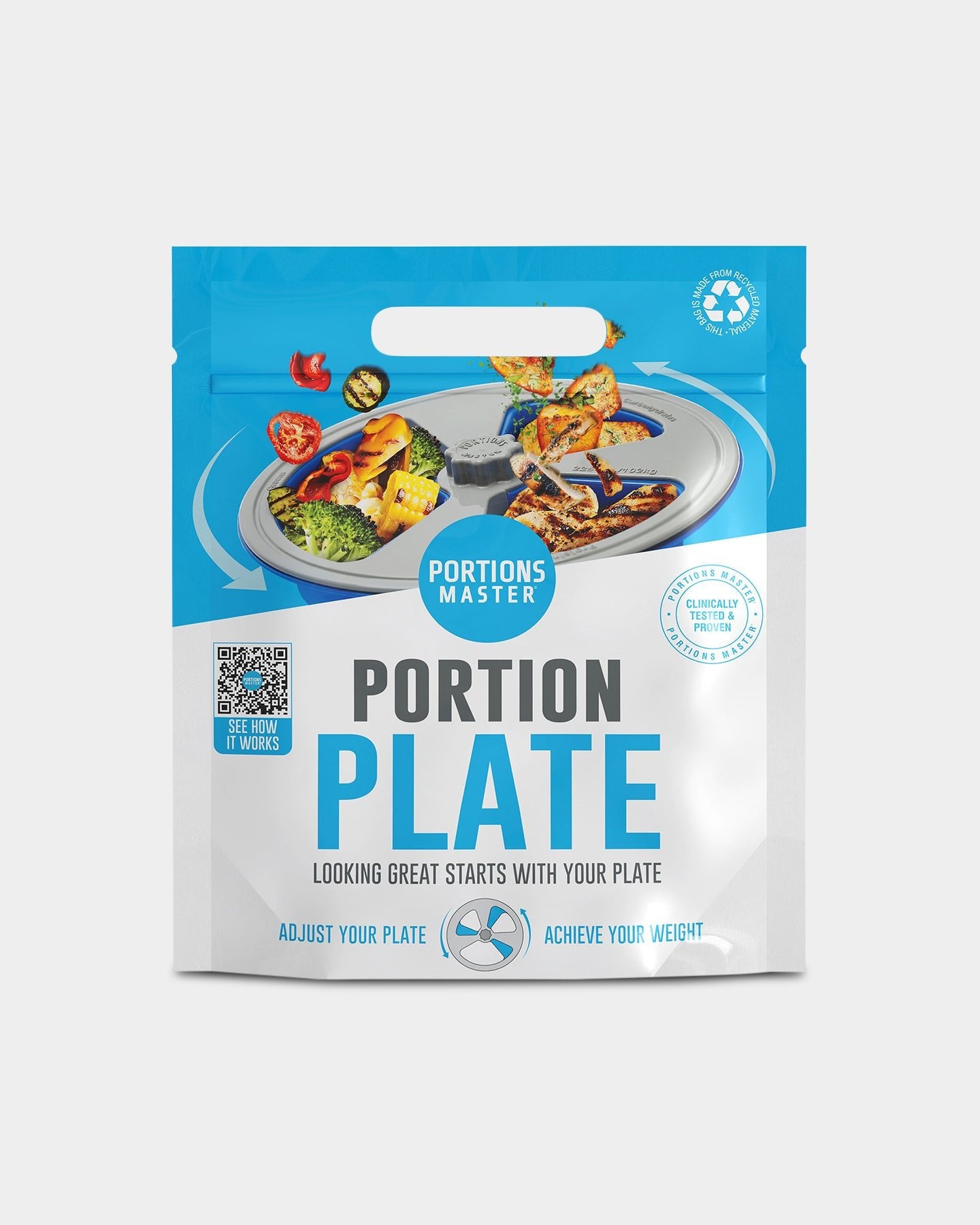 Portions Master Portion Control Plate - Bodybuilding.com