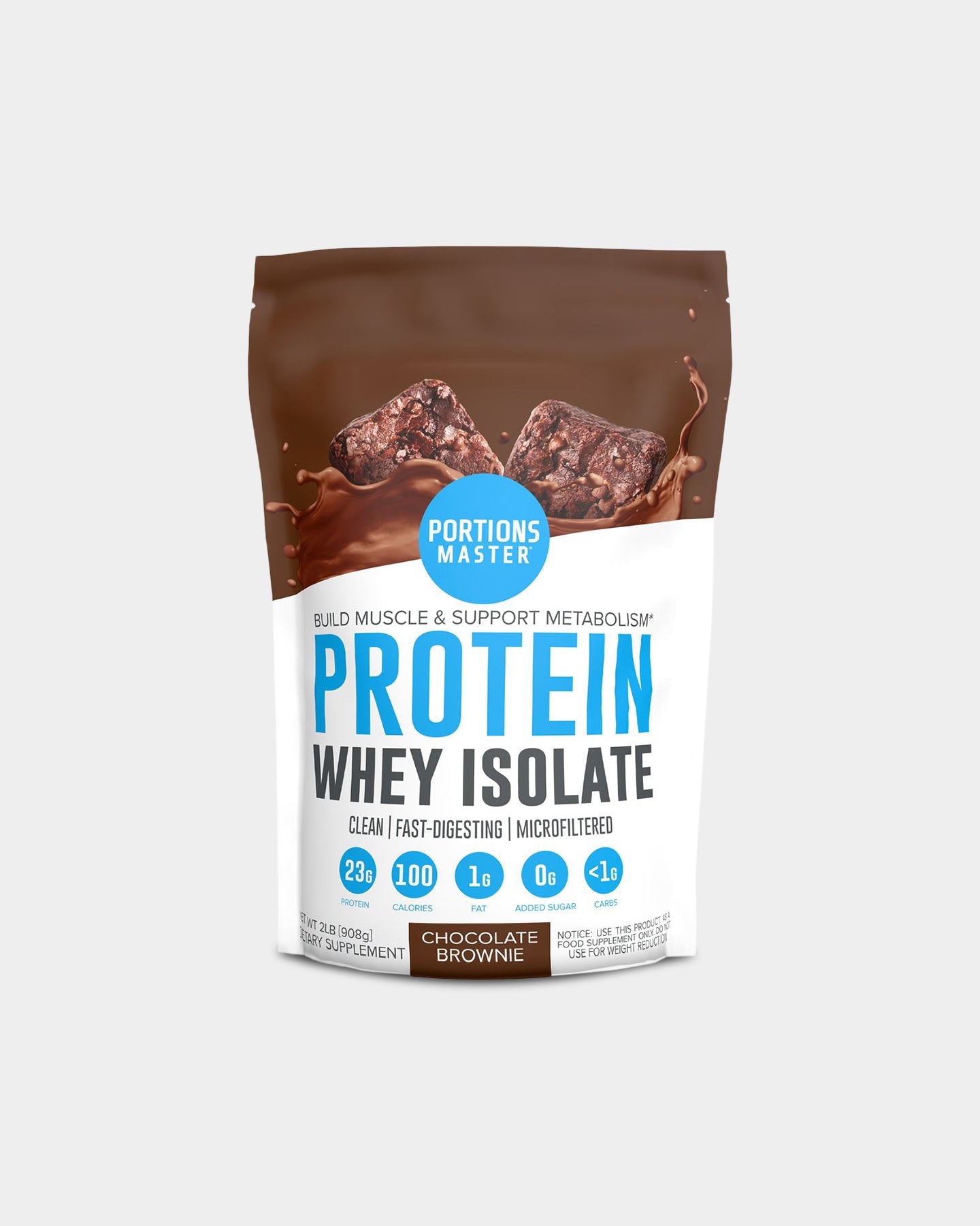 Portions Master Whey Isolate Protein - Bodybuilding.com