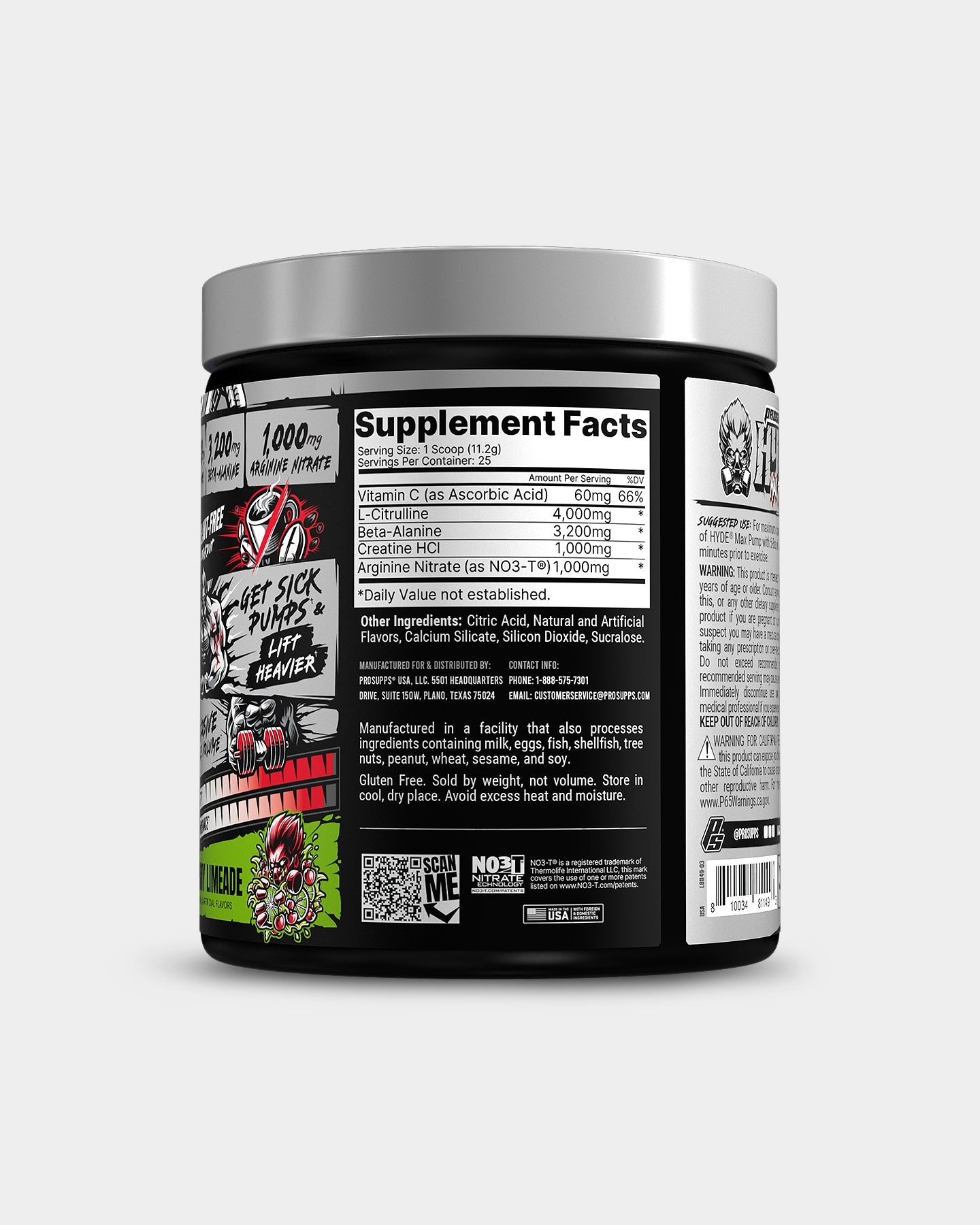 Pro Supps HYDE Max Pump Stim - Free Pre Workout - Bodybuilding.com