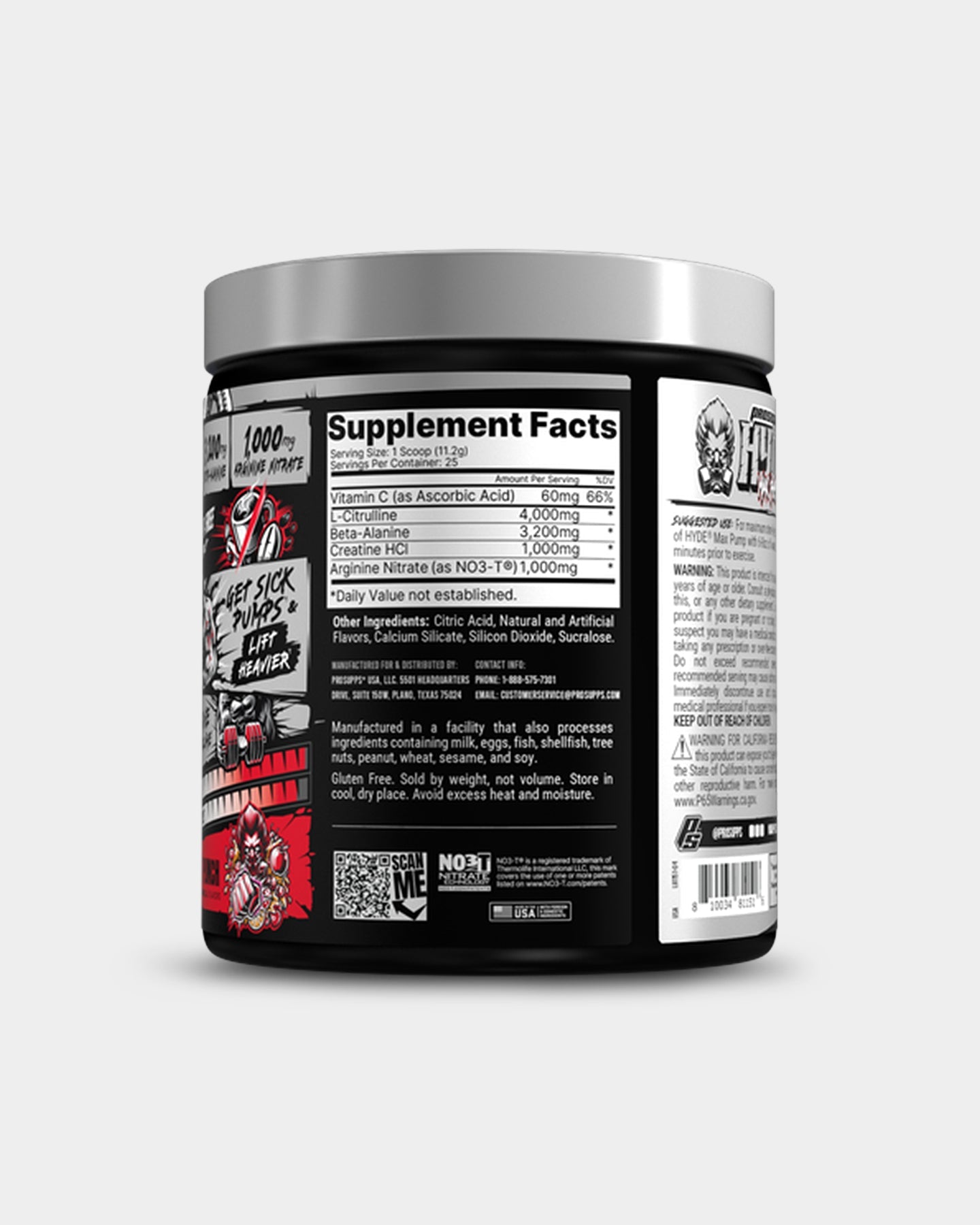 Pro Supps HYDE Max Pump Stim - Free Pre Workout - Bodybuilding.com