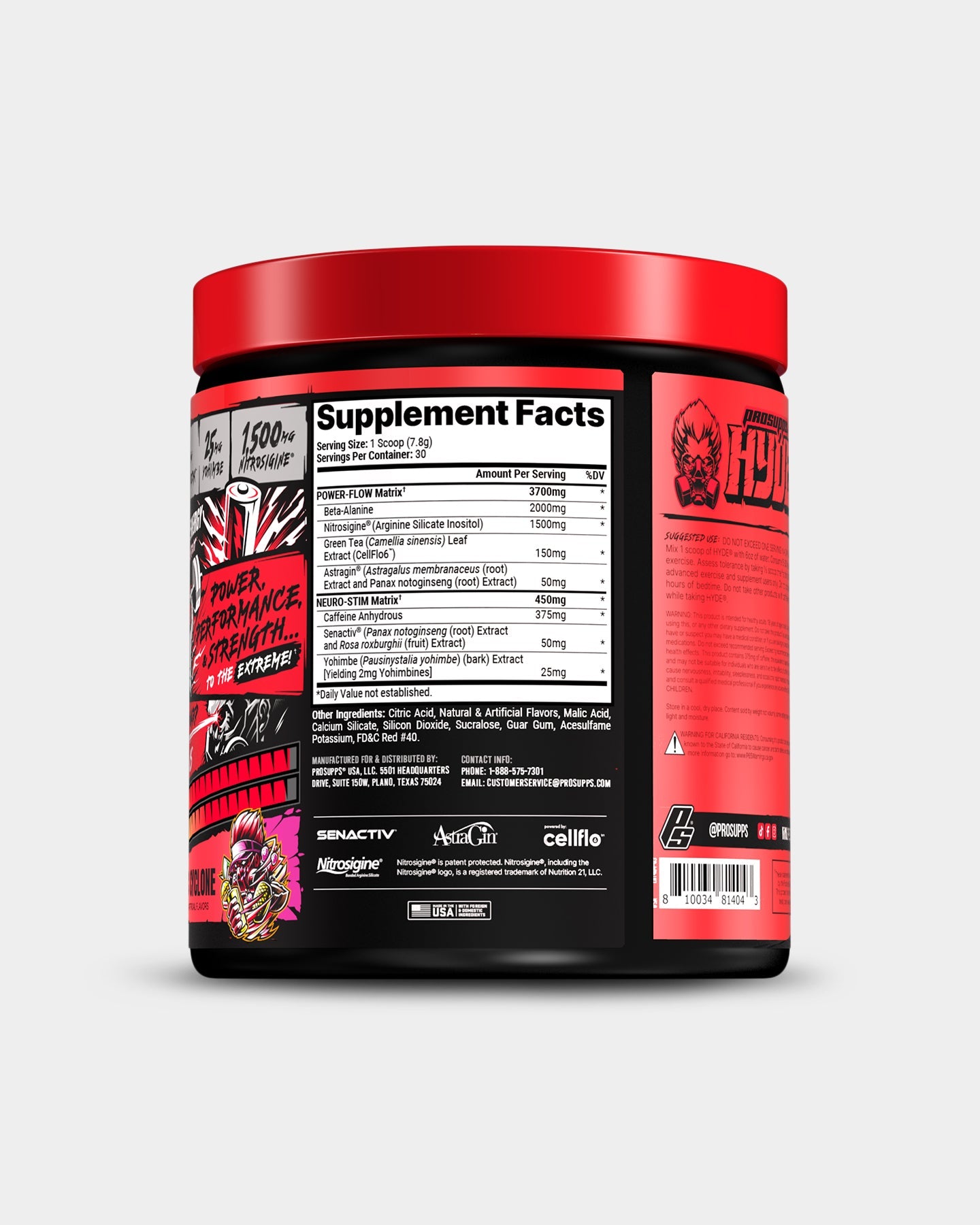 Pro Supps HYDE Pre Workout - Bodybuilding.com