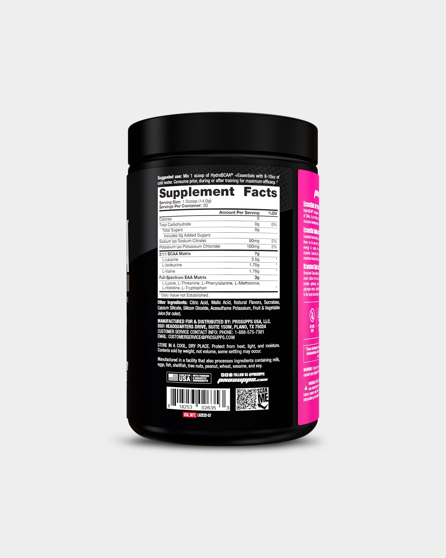 Pro Supps HydroBCAA Plus Essentials - Bodybuilding.com