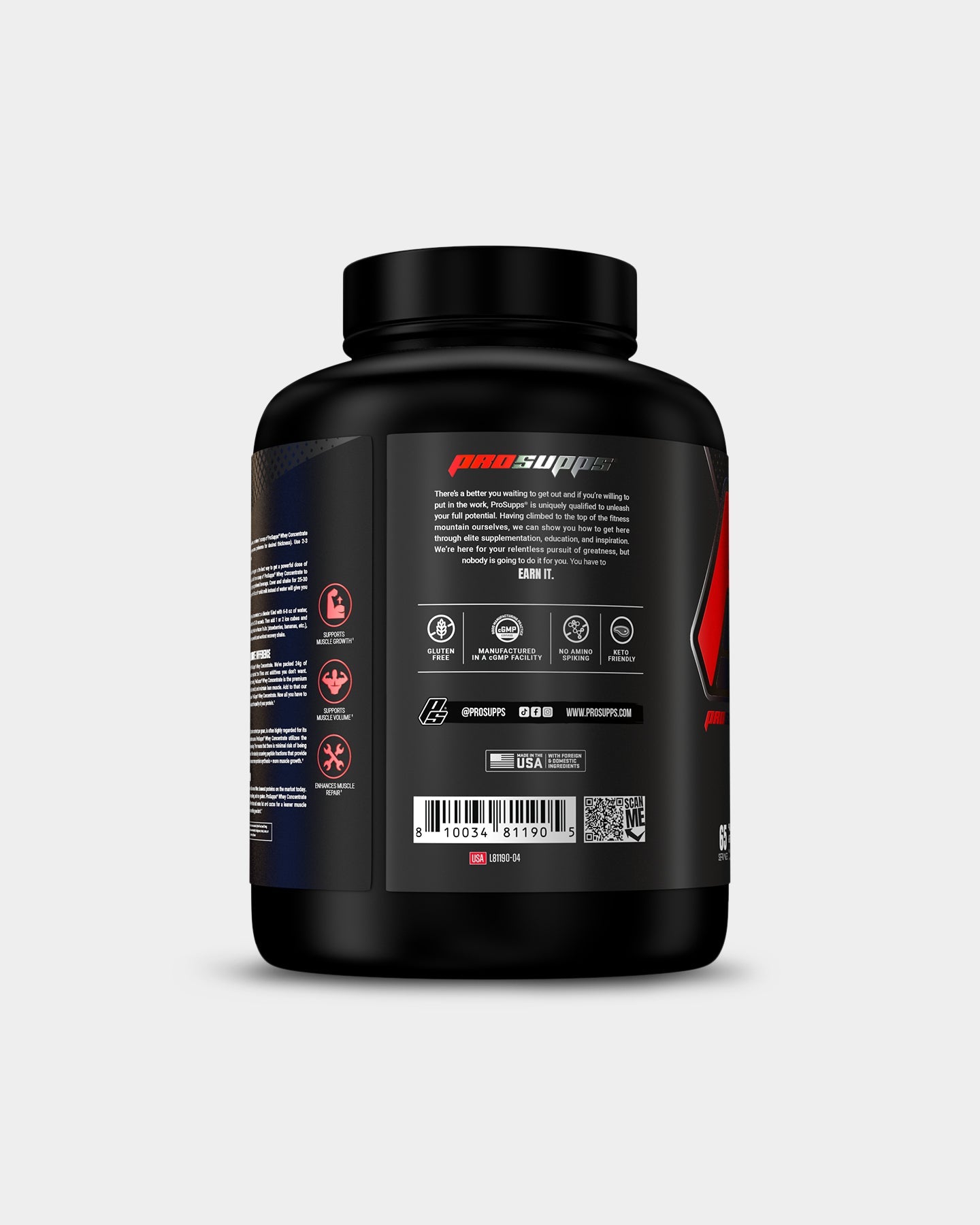 Pro Supps Whey Concentrate Chocolate - Bodybuilding.com