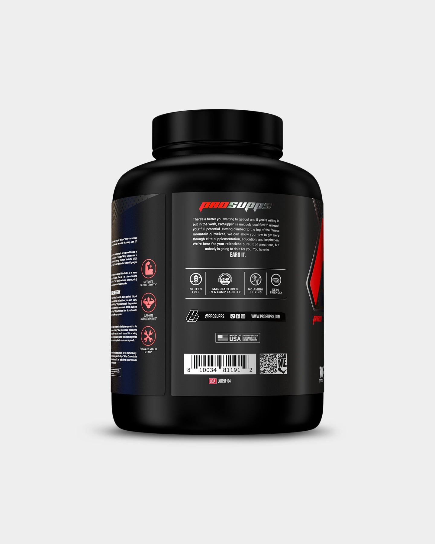 Pro Supps Whey Concentrate Vanilla - Bodybuilding.com