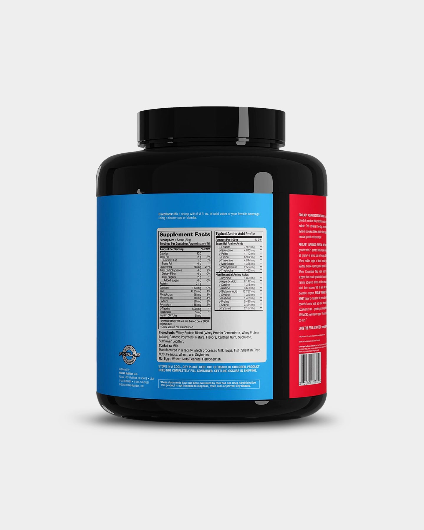 Prolab Nutrition Advanced Essential Whey - Bodybuilding.com