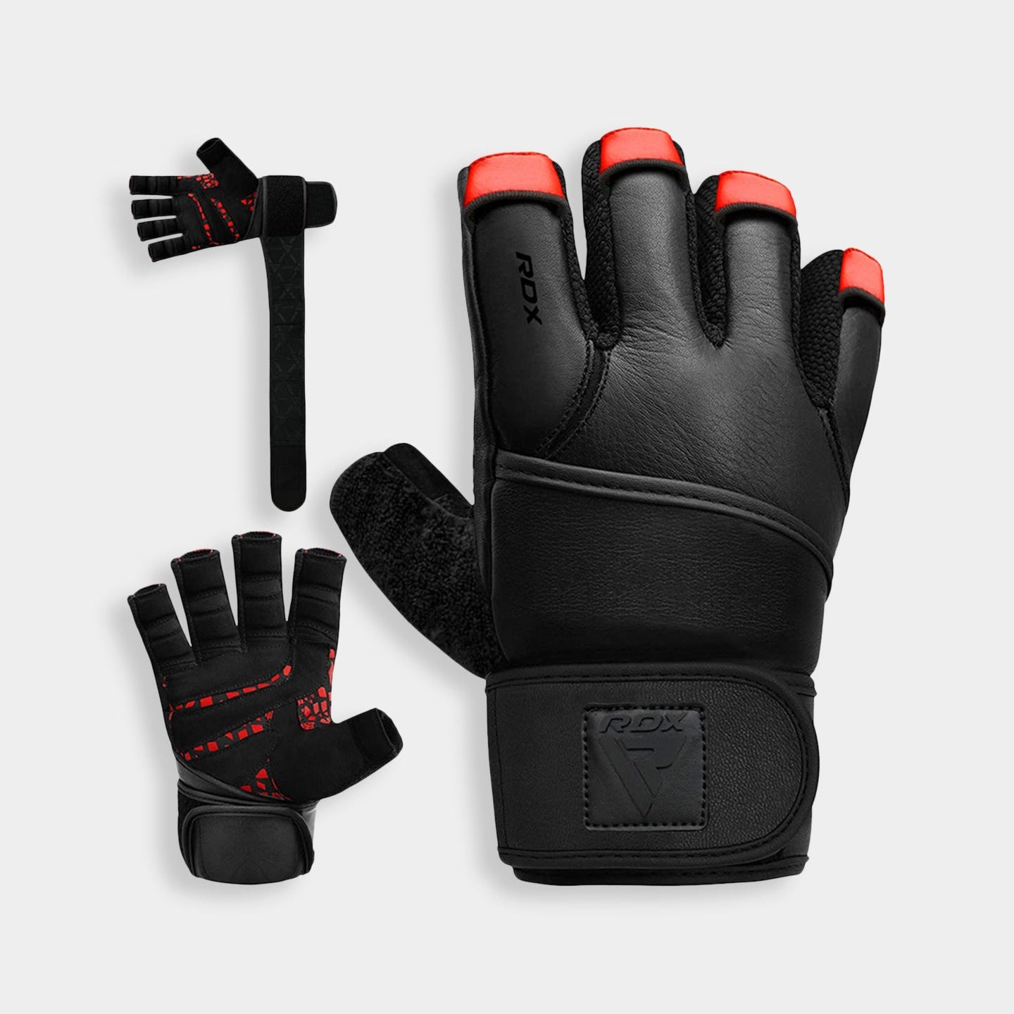 RDX Sports Gym Glove With Wrist Strap - Bodybuilding.com