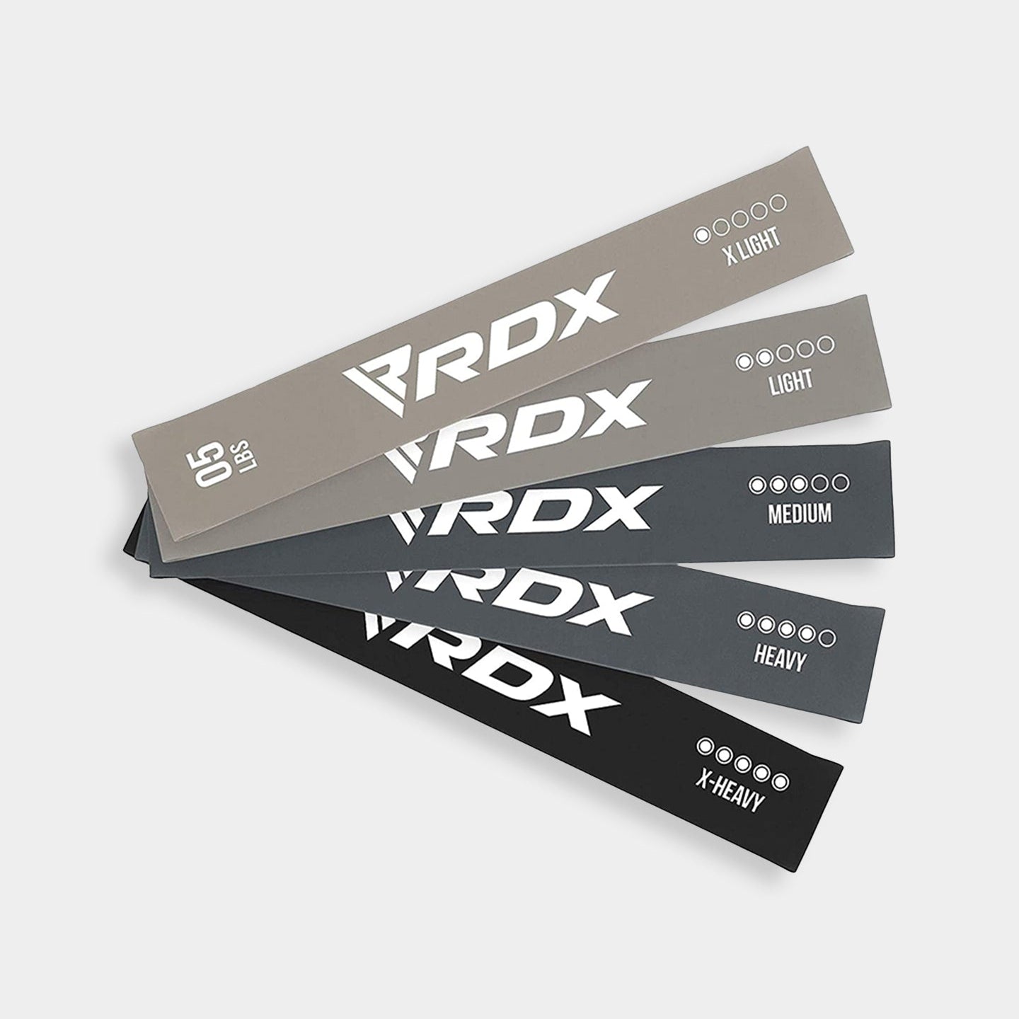 RDX Sports Latex Resistance Bands Set - Basic - Bodybuilding.com