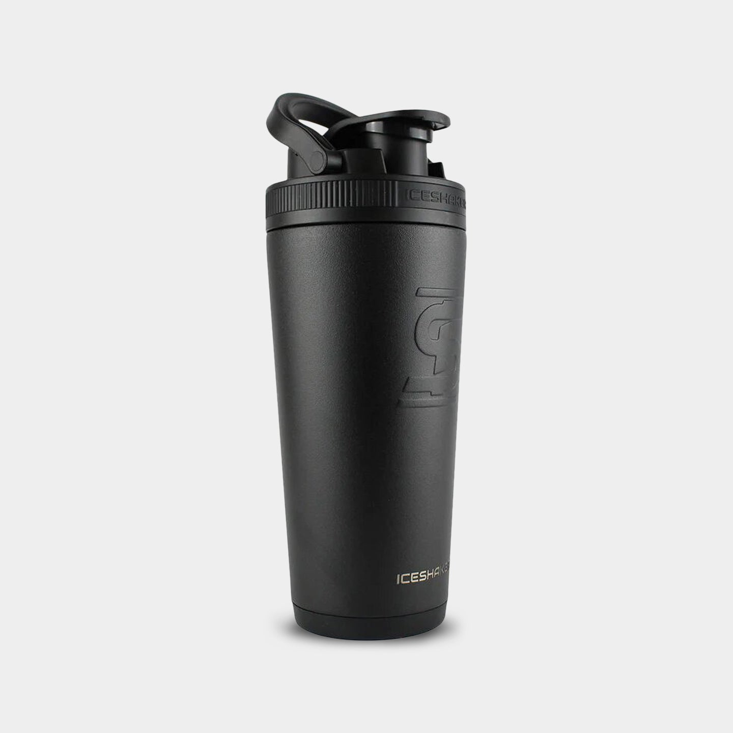 Ice Shaker 26oz. Protein Shaker Bottle Black A1