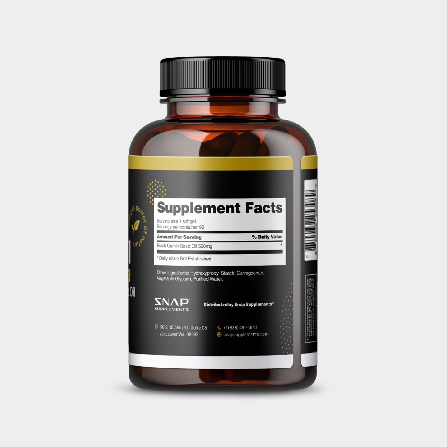 SNAP Supplements Black Seed Oil - Bodybuilding.com