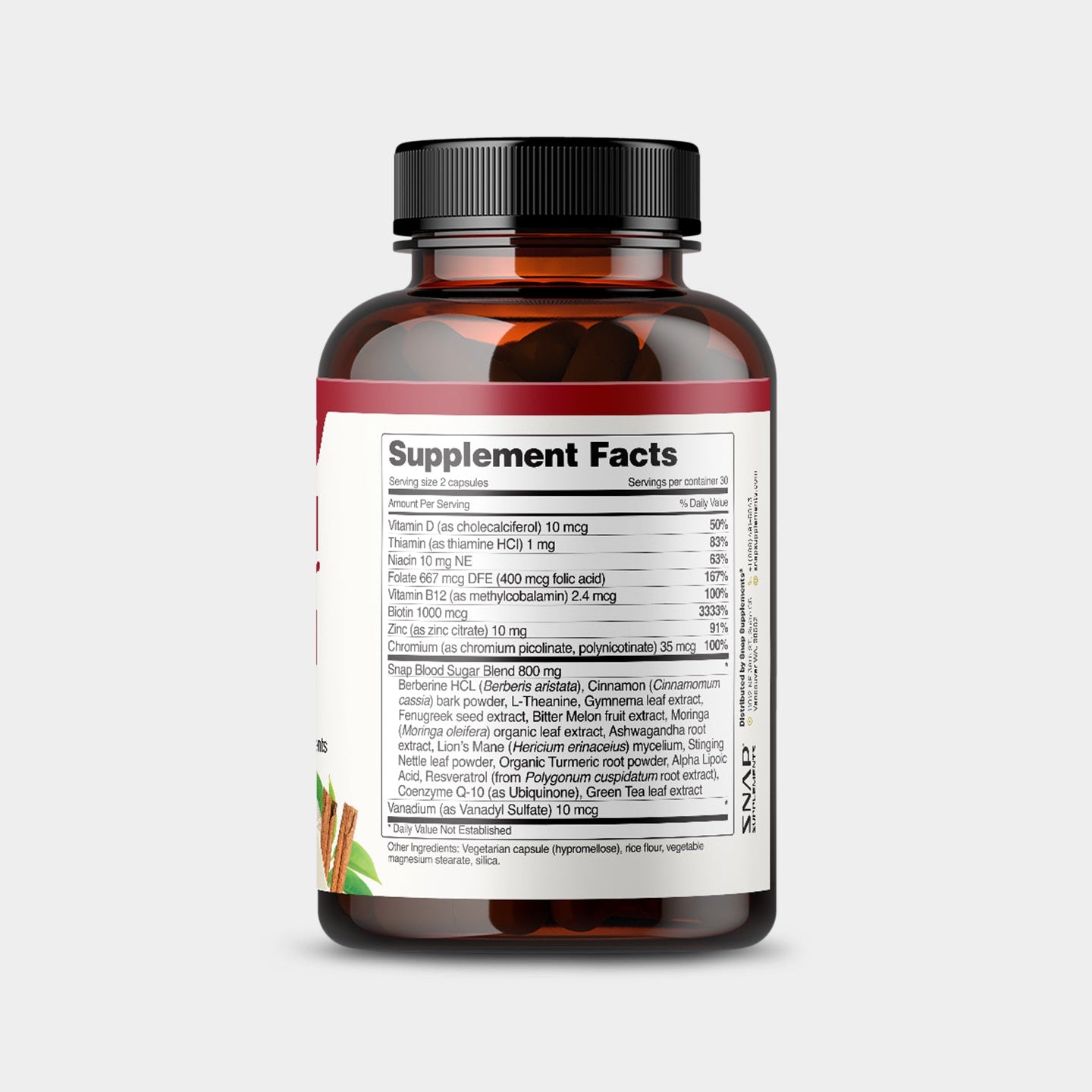 SNAP Supplements Blood Sugar Blend - Bodybuilding.com