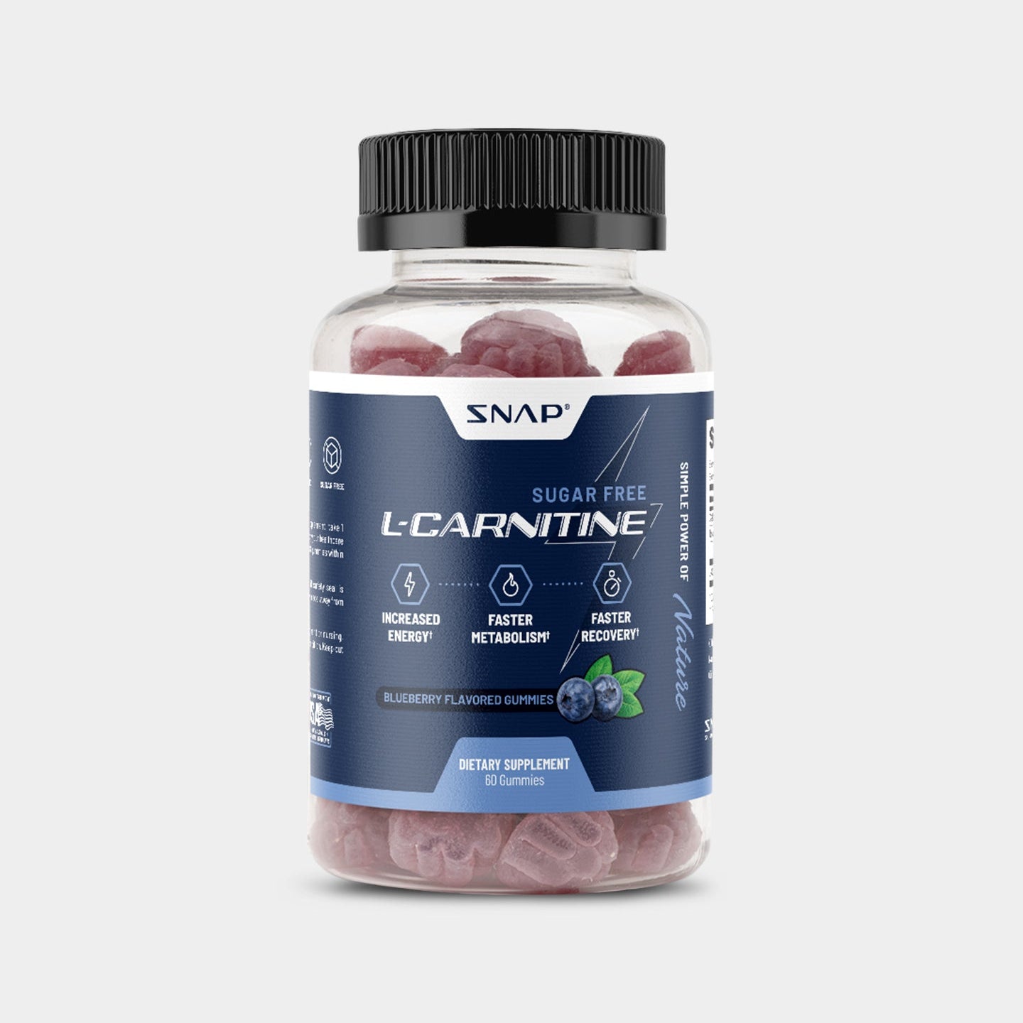 SNAP Supplements L - Carnitine Gummies - Bodybuilding.com