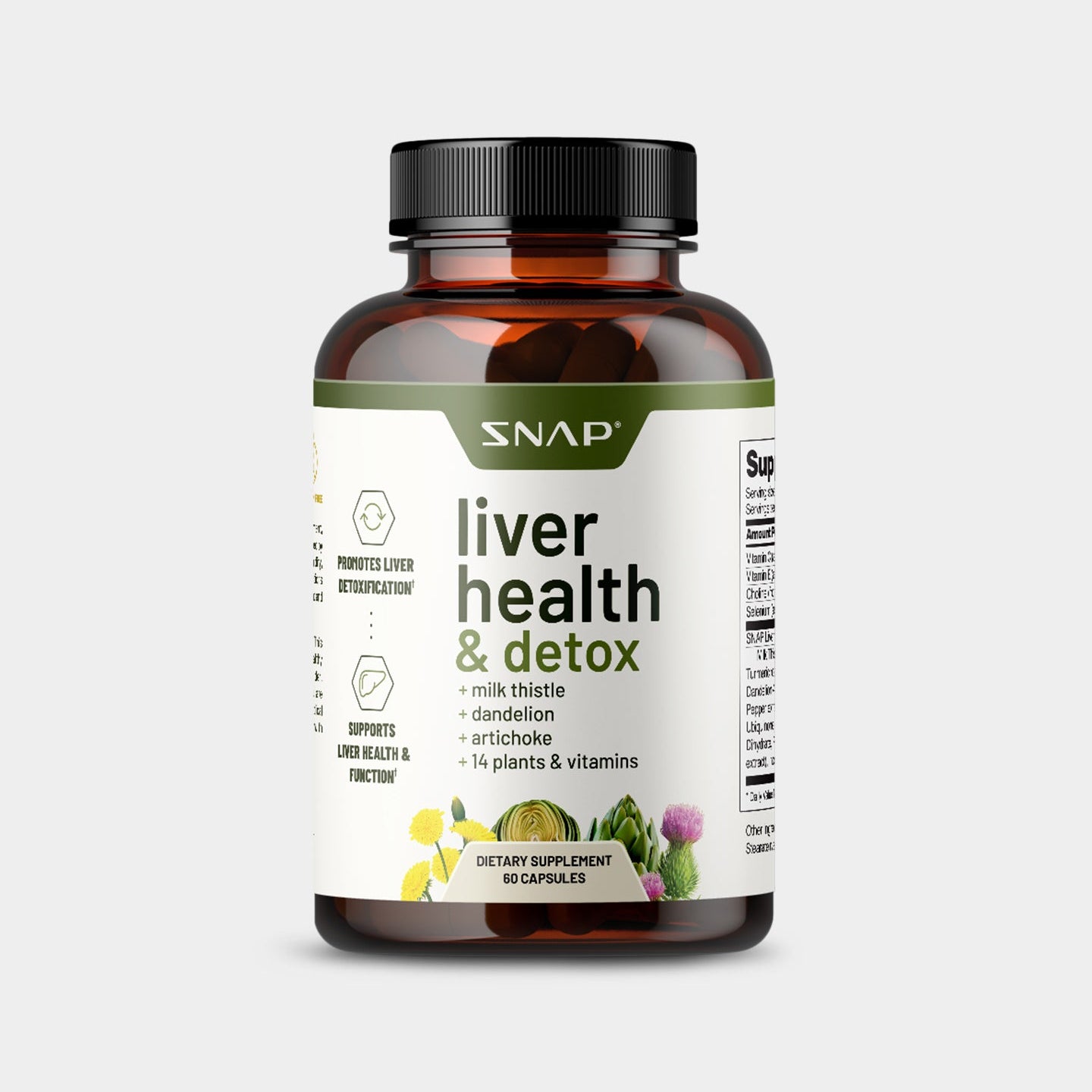 SNAP Supplements Liver Health & Detox - Bodybuilding.com