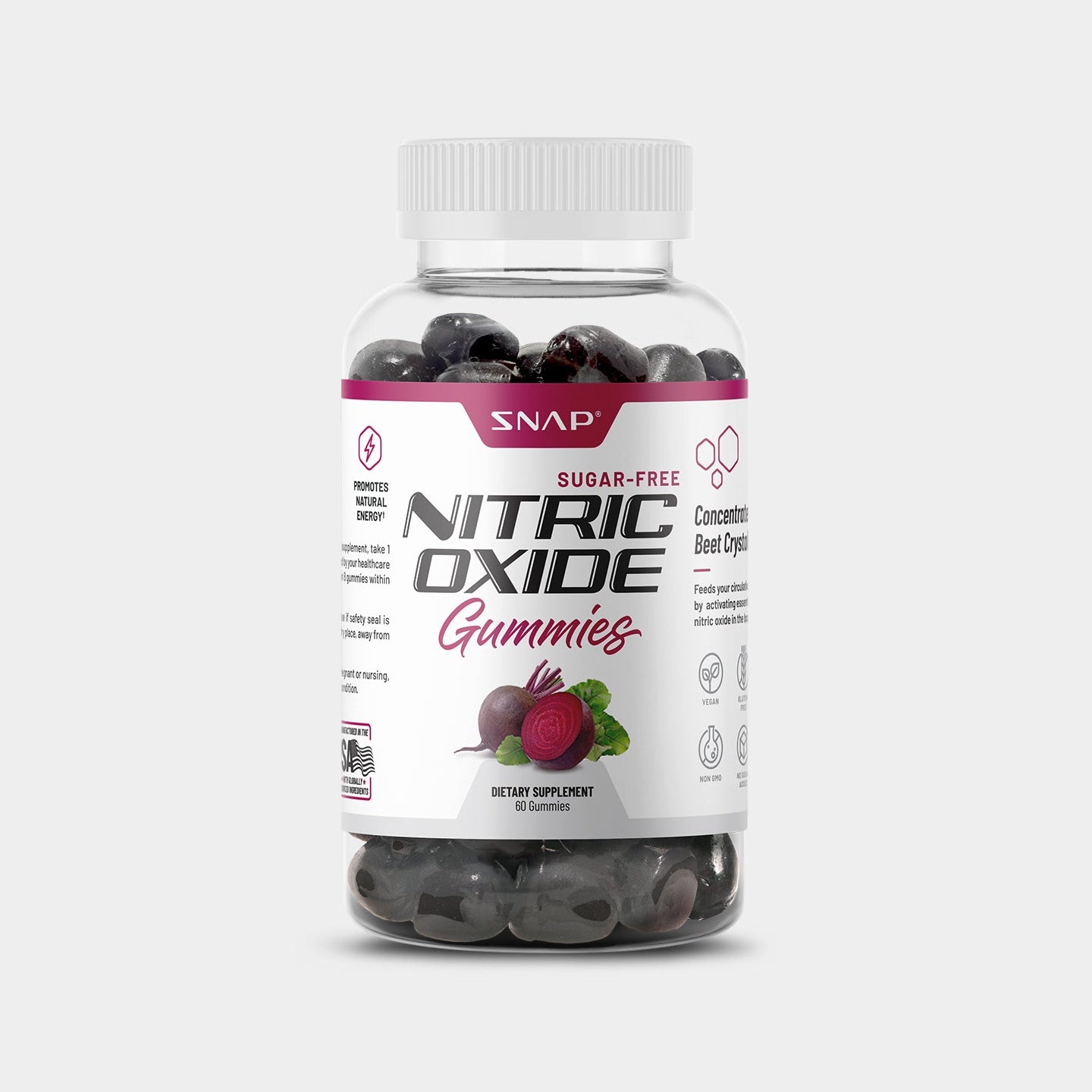 SNAP Supplements Nitric Oxide Gummies - Bodybuilding.com