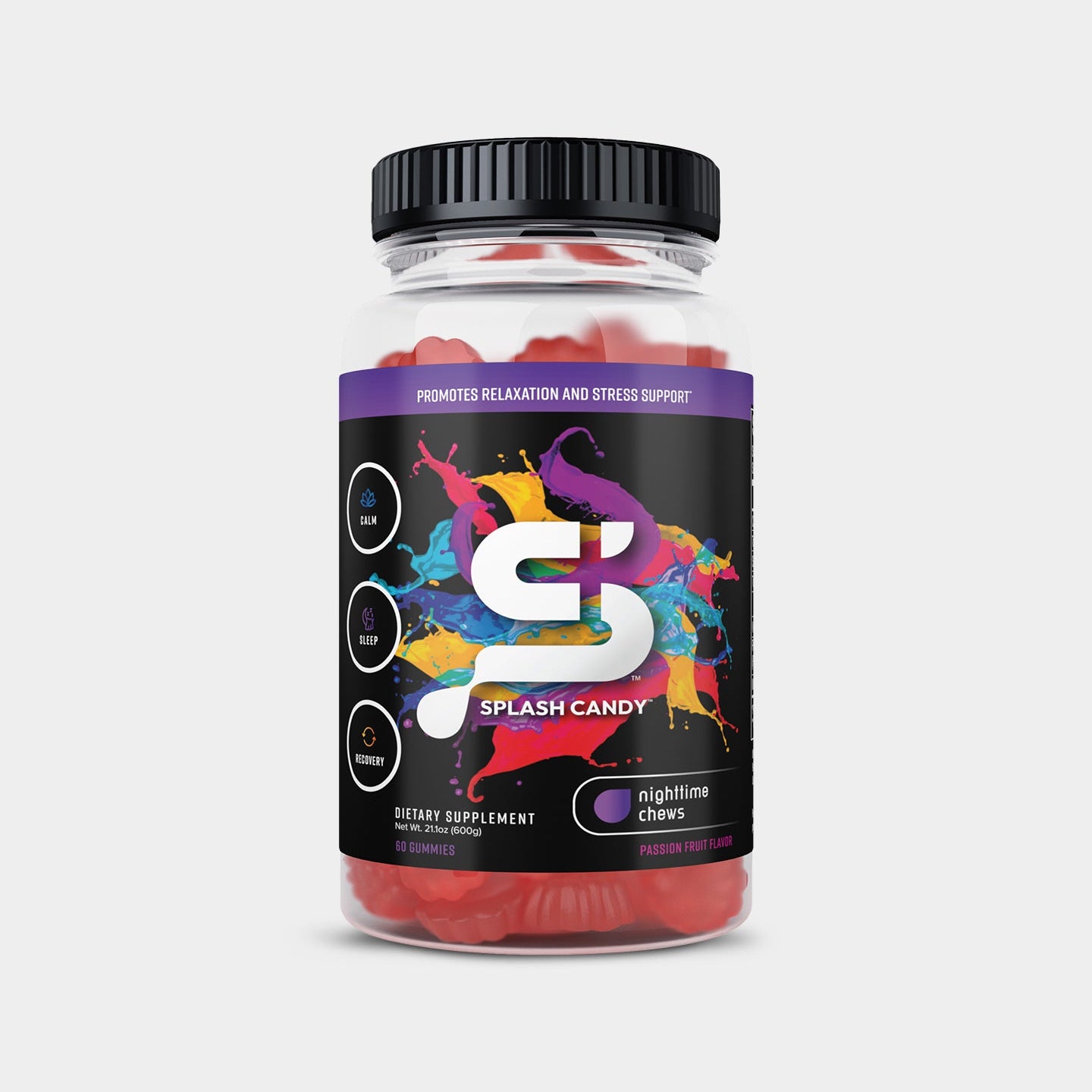 Splash Candy Nighttime Sleep Well Chews with Melatonin - Bodybuilding.com