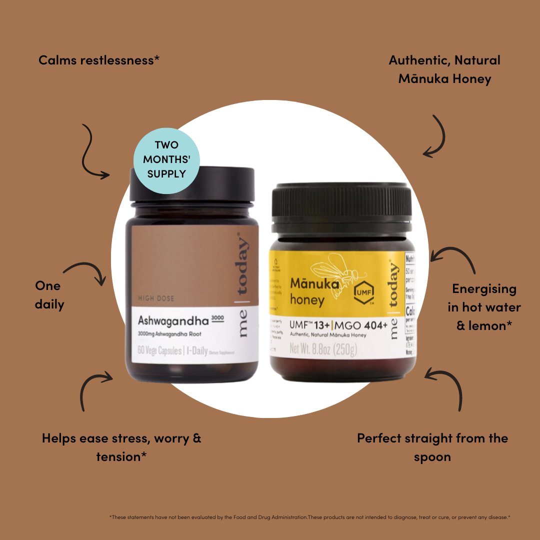 Wind Down Bundle Ashwagandha & Makuka Honey - Bodybuilding.com