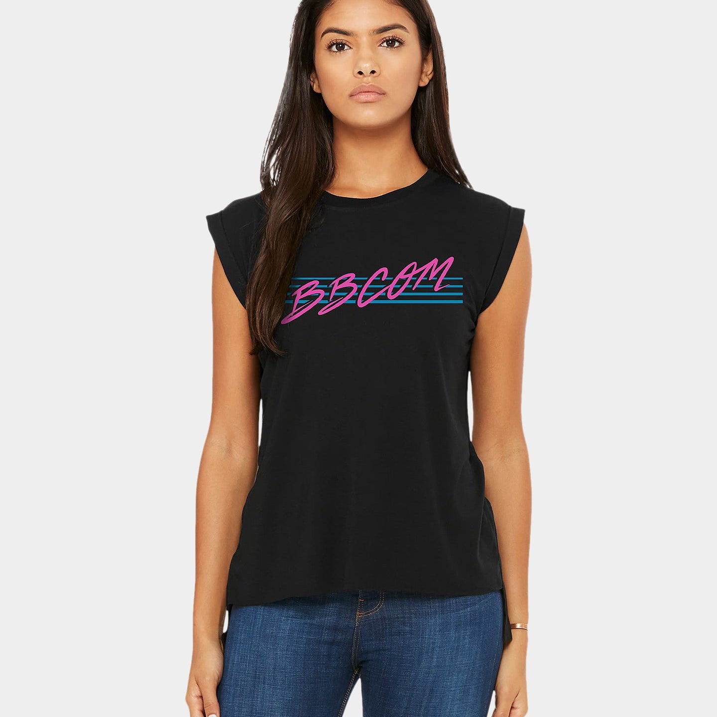 Women's BBcom Retro Muscle Tank - Bodybuilding.com